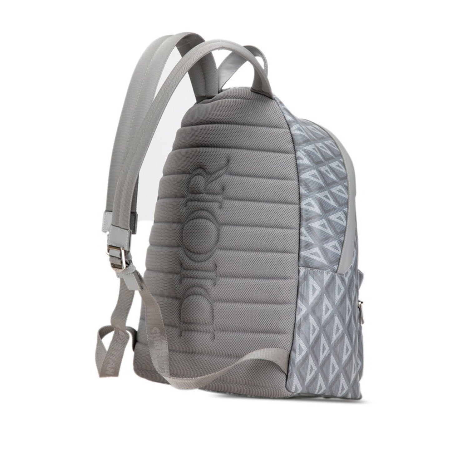 Christian Dior Gray Pvc Leather Backpack  