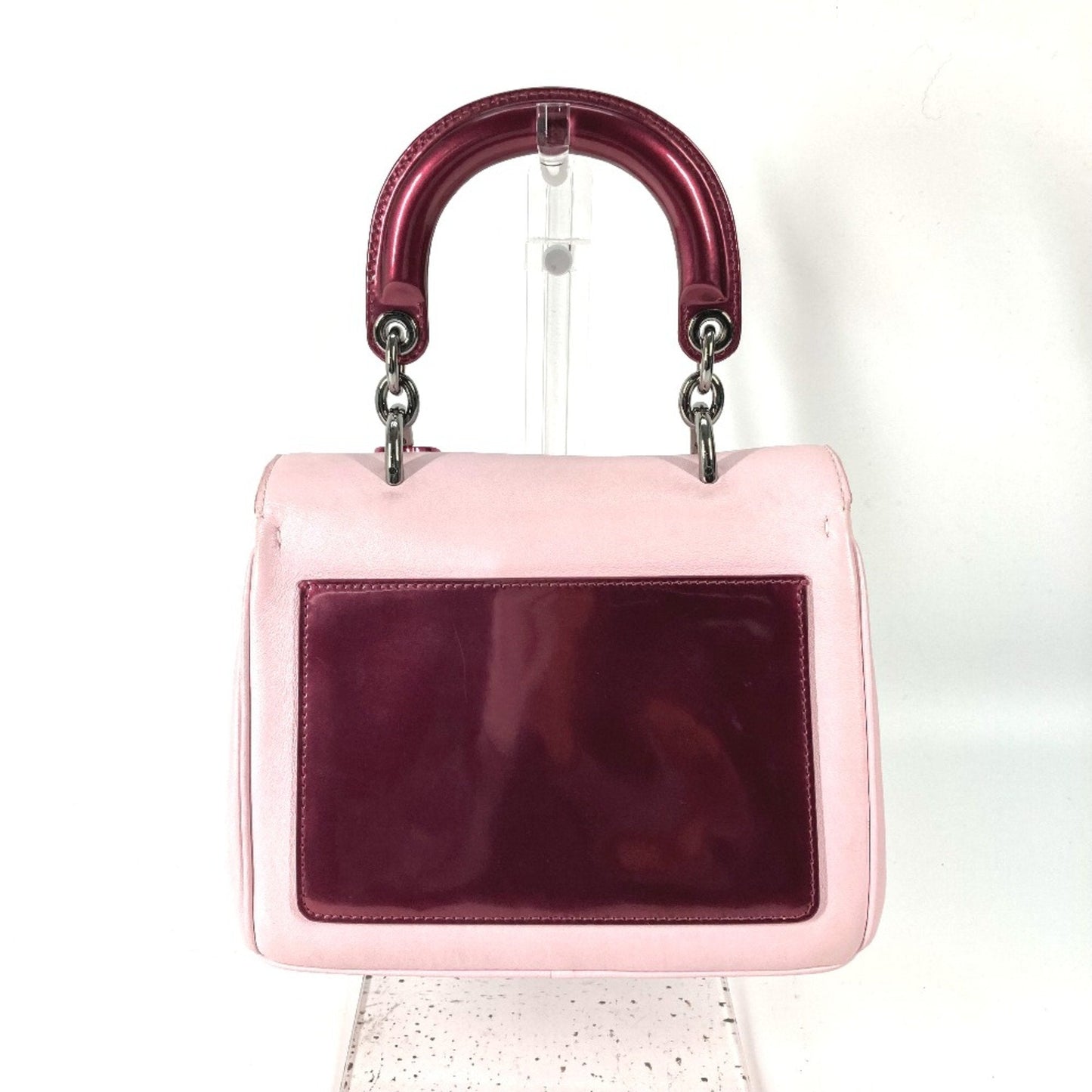 Christian Dior Pink Leather Handbag  
