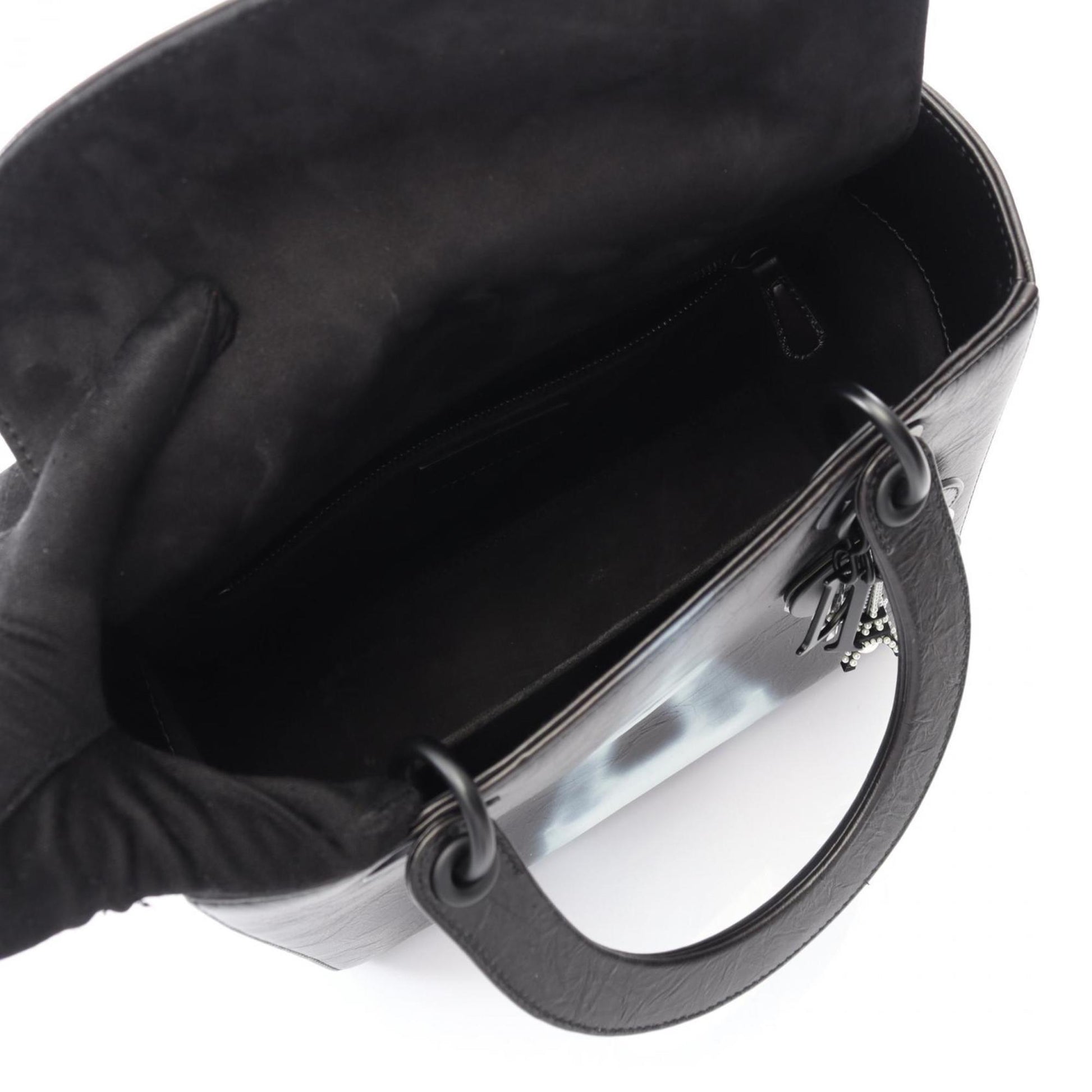 Christian Dior Black Leather Handbag  