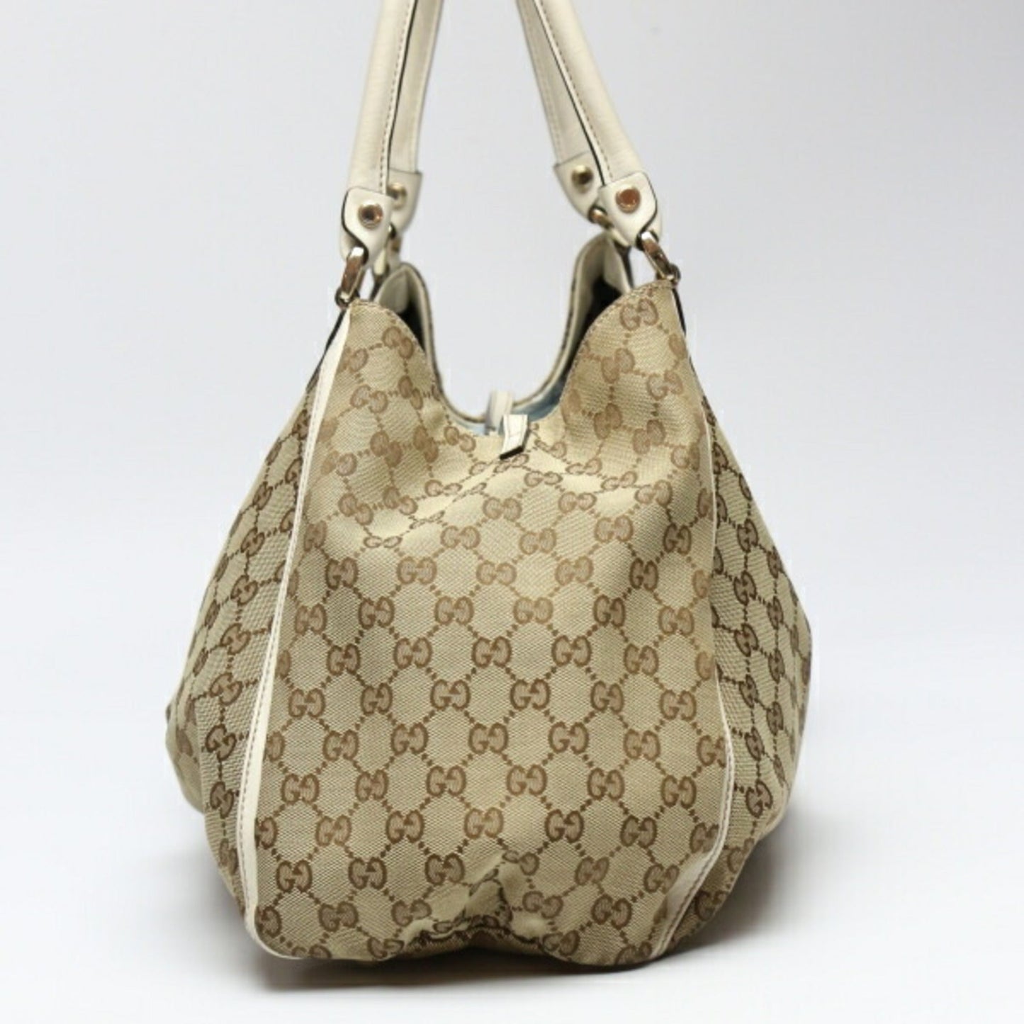 Gucci Leather Canvas Tote