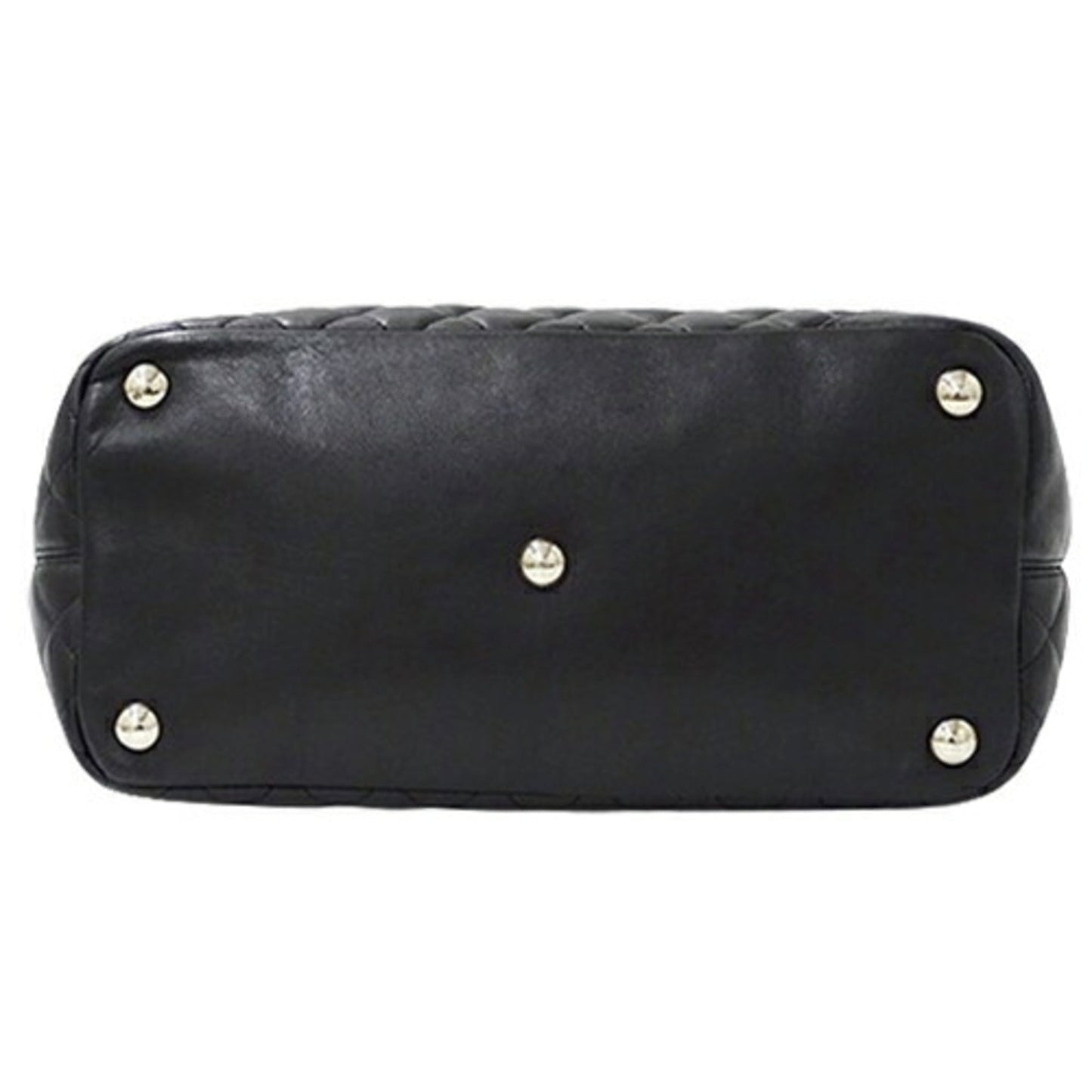 CHANEL Bag Cambon Women s Tote Leather Black