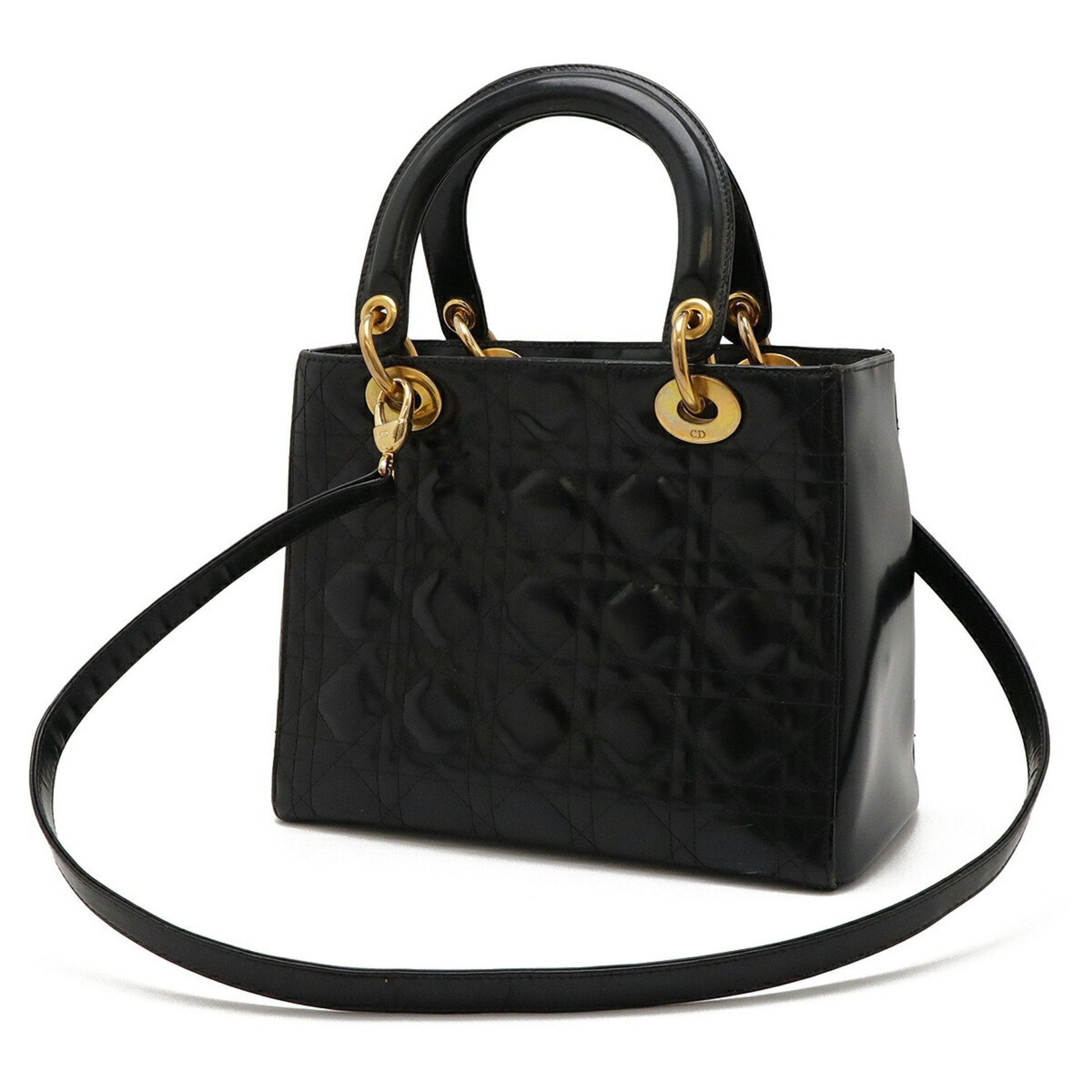 Christian Dior Black Handbag Shoulder Bag  