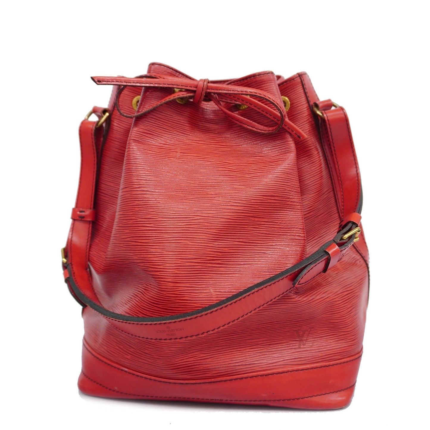 Louis Vuitton Epi Noe Women's Shoulder Bag Castilian Red