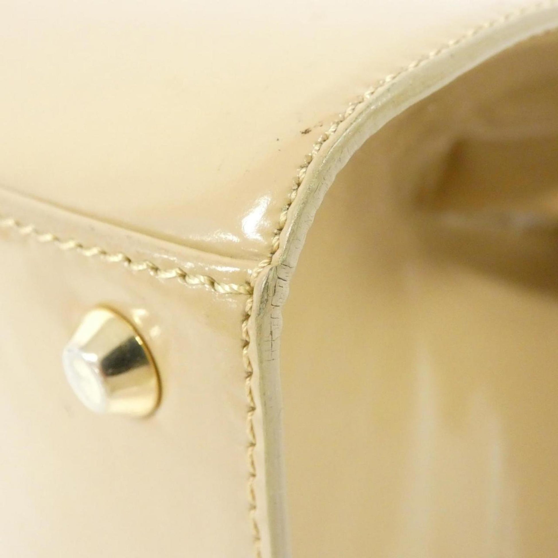 Christian Dior Beige Leather Handbag  