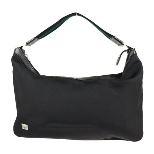Gucci Lou Nylon Leather Canvas Shoulder Bag