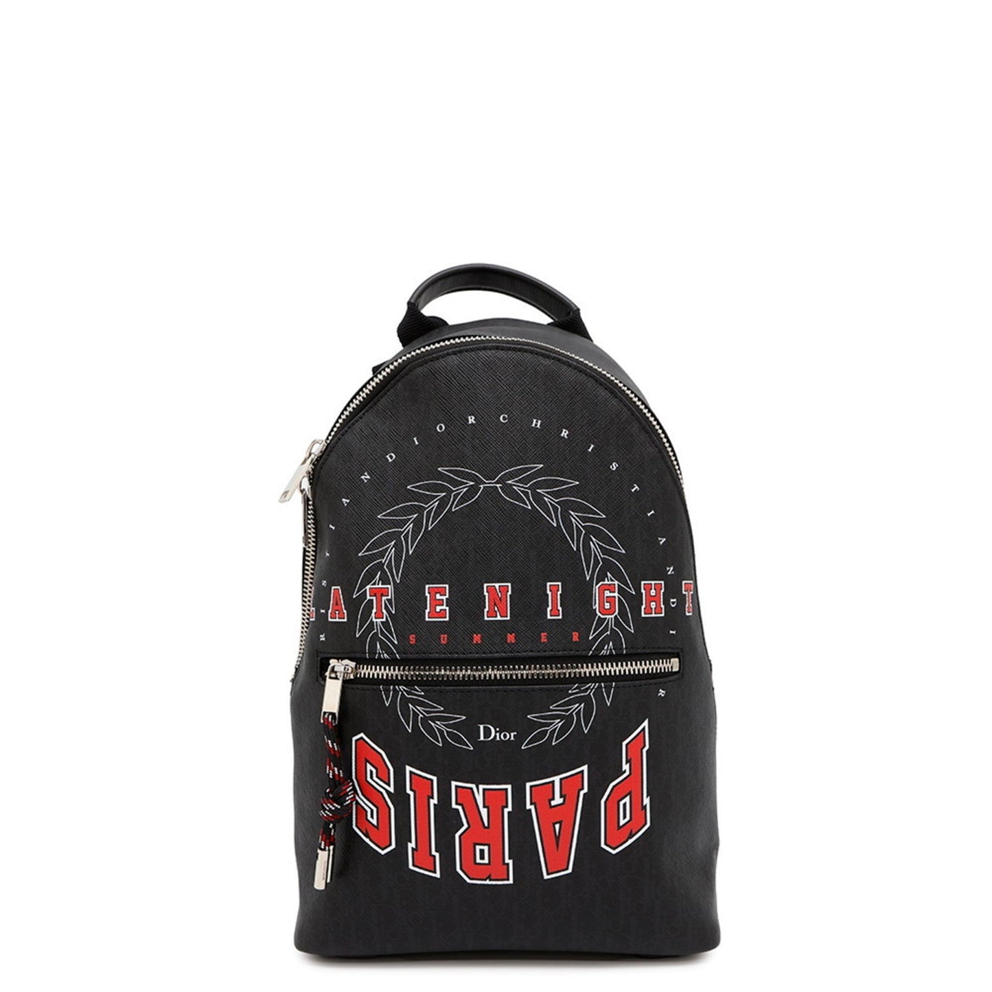 Christian Dior Black Leather Backpack  