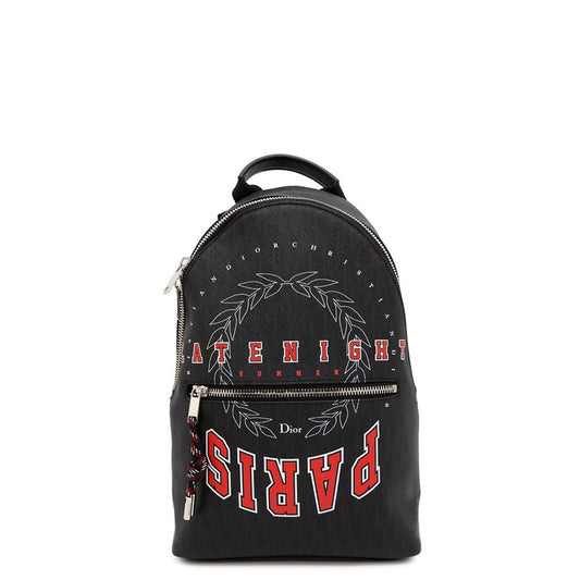 Christian Dior Black Leather Backpack  