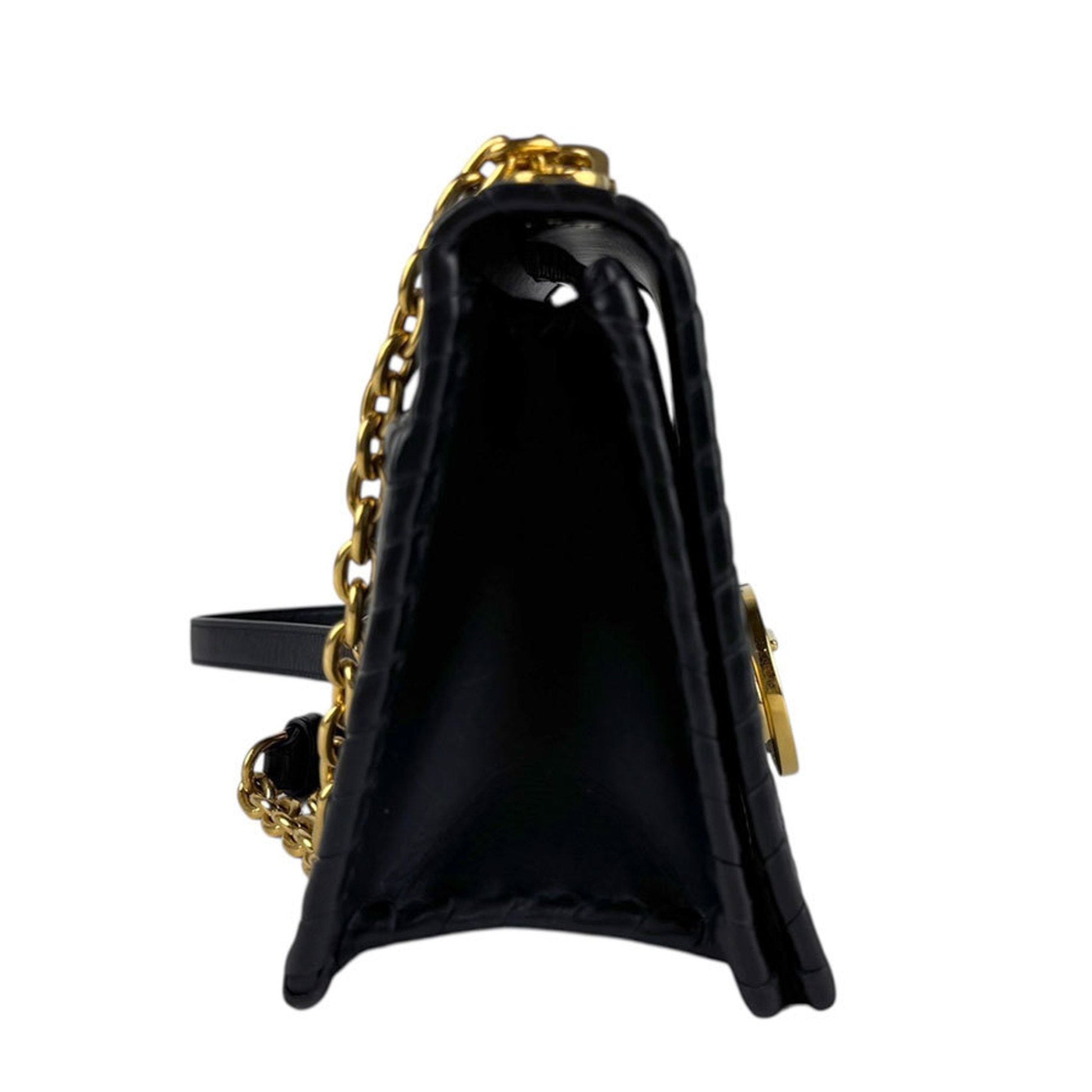 Christian Dior Black Leather Shoulder Bag  
