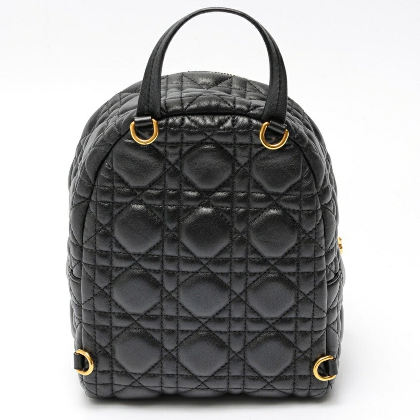Christian Dior Black Leather Backpack  