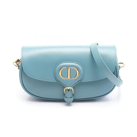 Christian Dior Blue Leather Shoulder Bag  