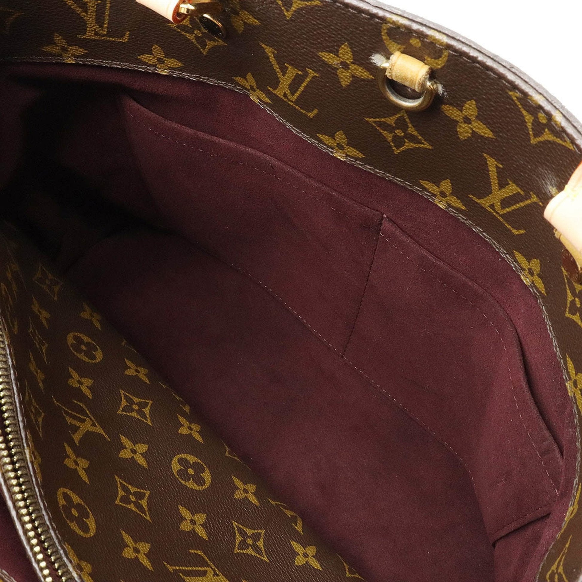 LOUIS VUITTON Monogram Montaigne GM Handbag Tote Bag Shoulder