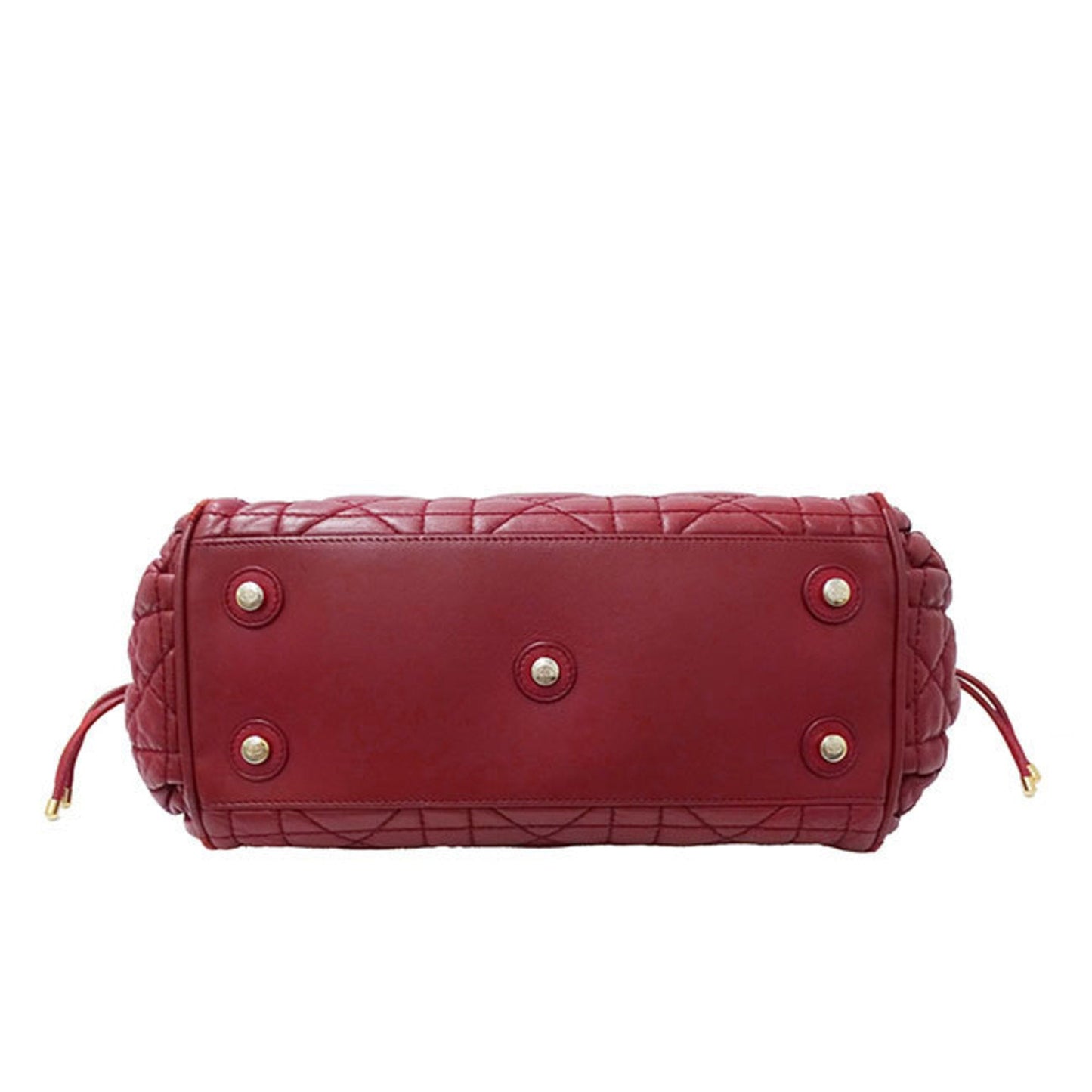 Christian Dior Red Color Leather Handbag  