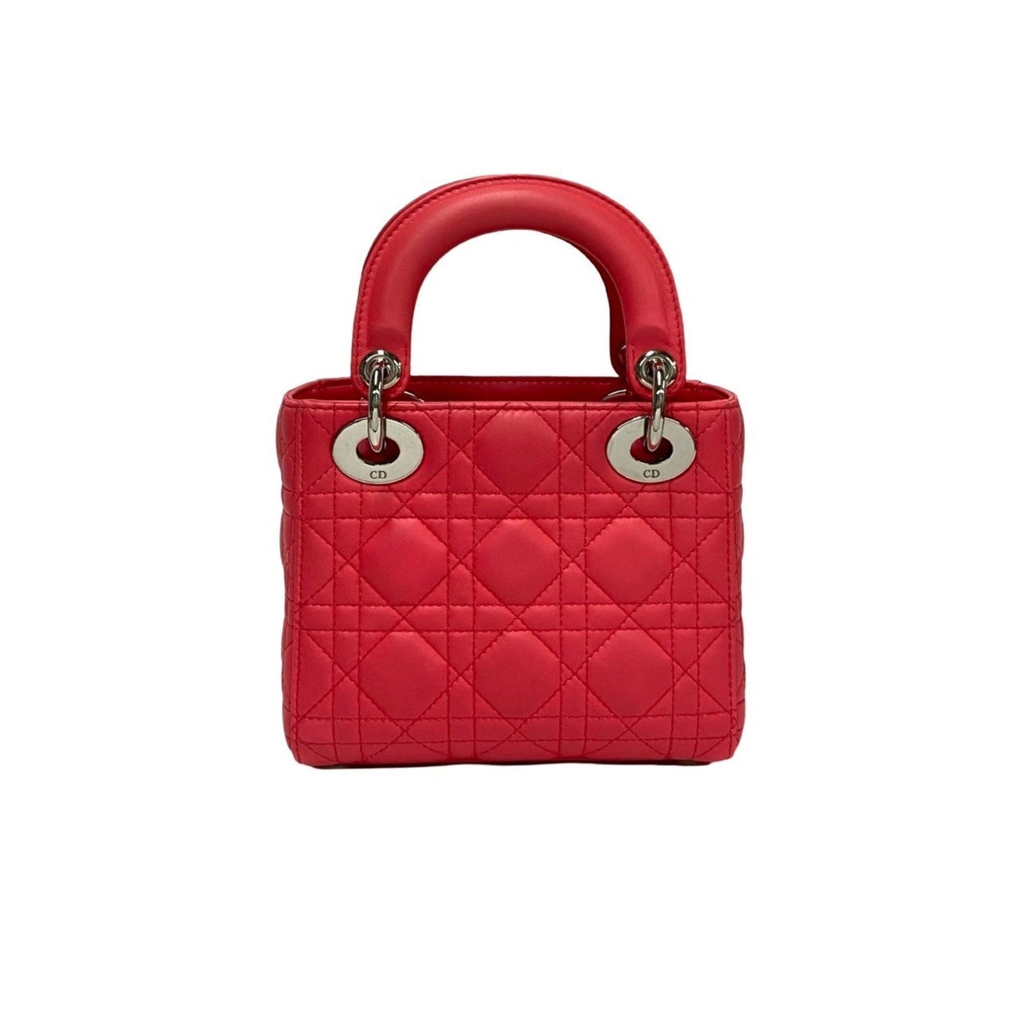 Christian Dior Pink Leather Handbag Shoulder Bag  