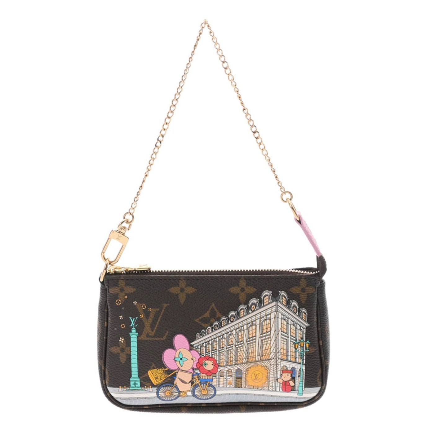 LOUIS VUITTON Monogram Pochette Accessoire Brown M81760 Women's Canvas