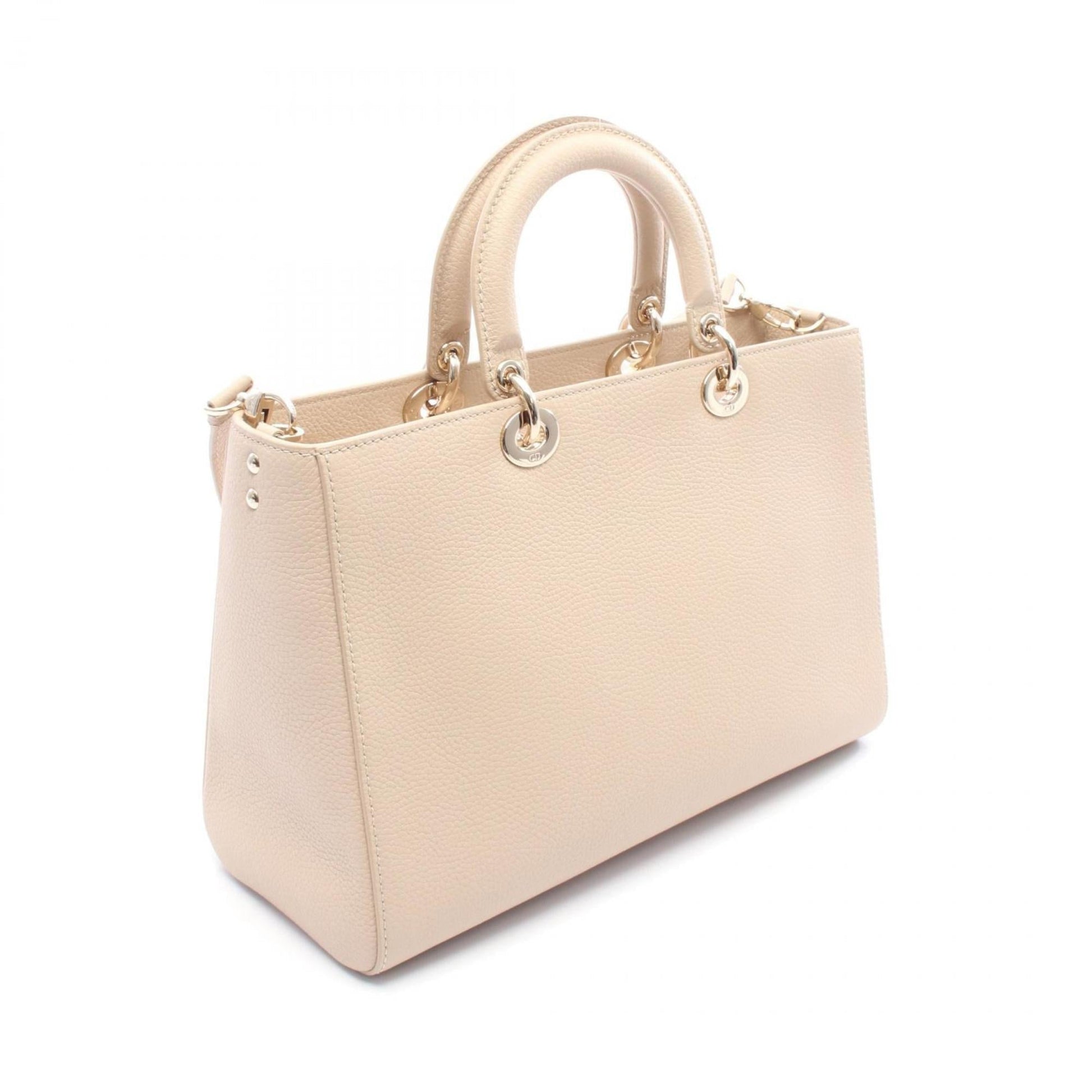 Christian Dior Beige Leather Handbag  