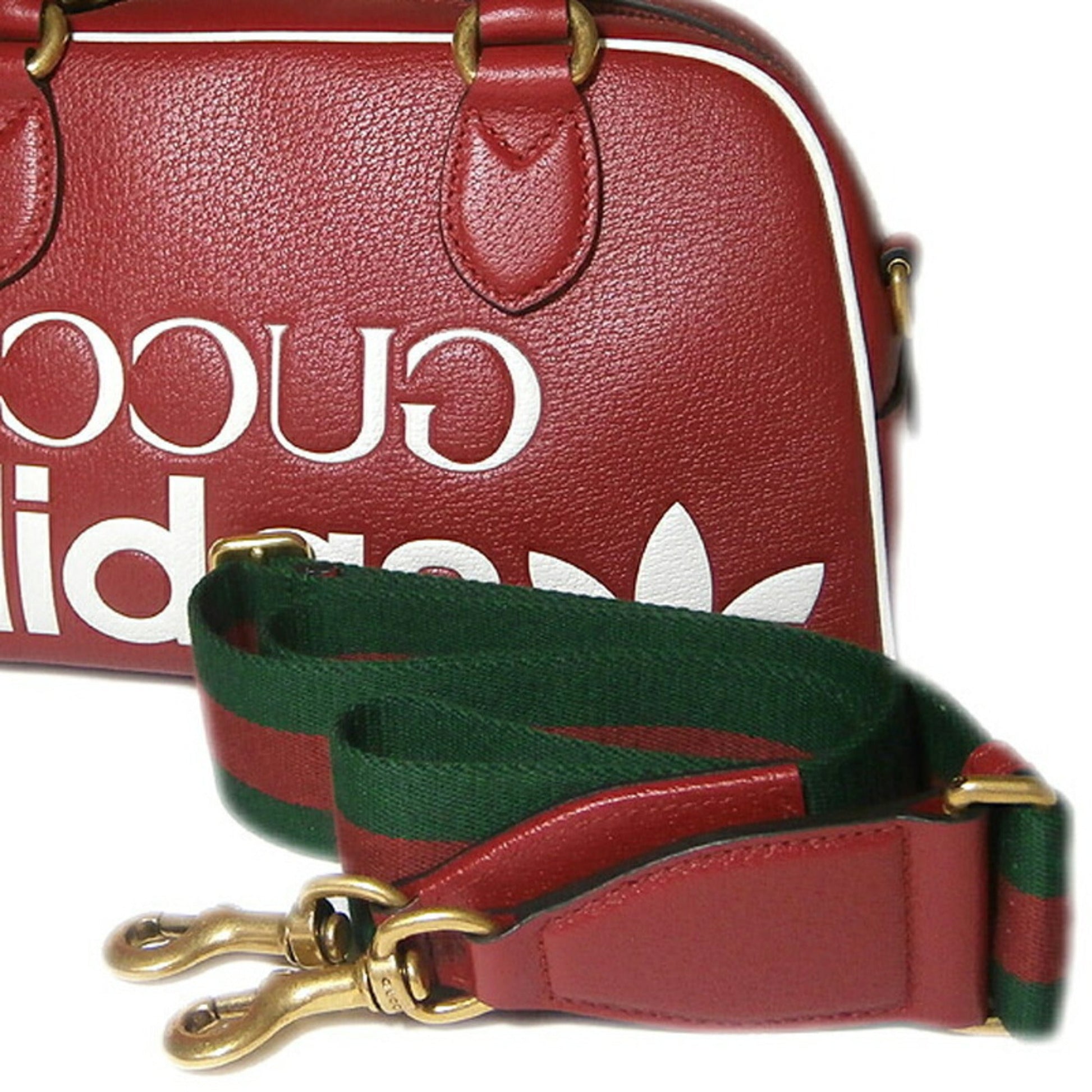 Gucci Boston Red Leather Shoulder Bag