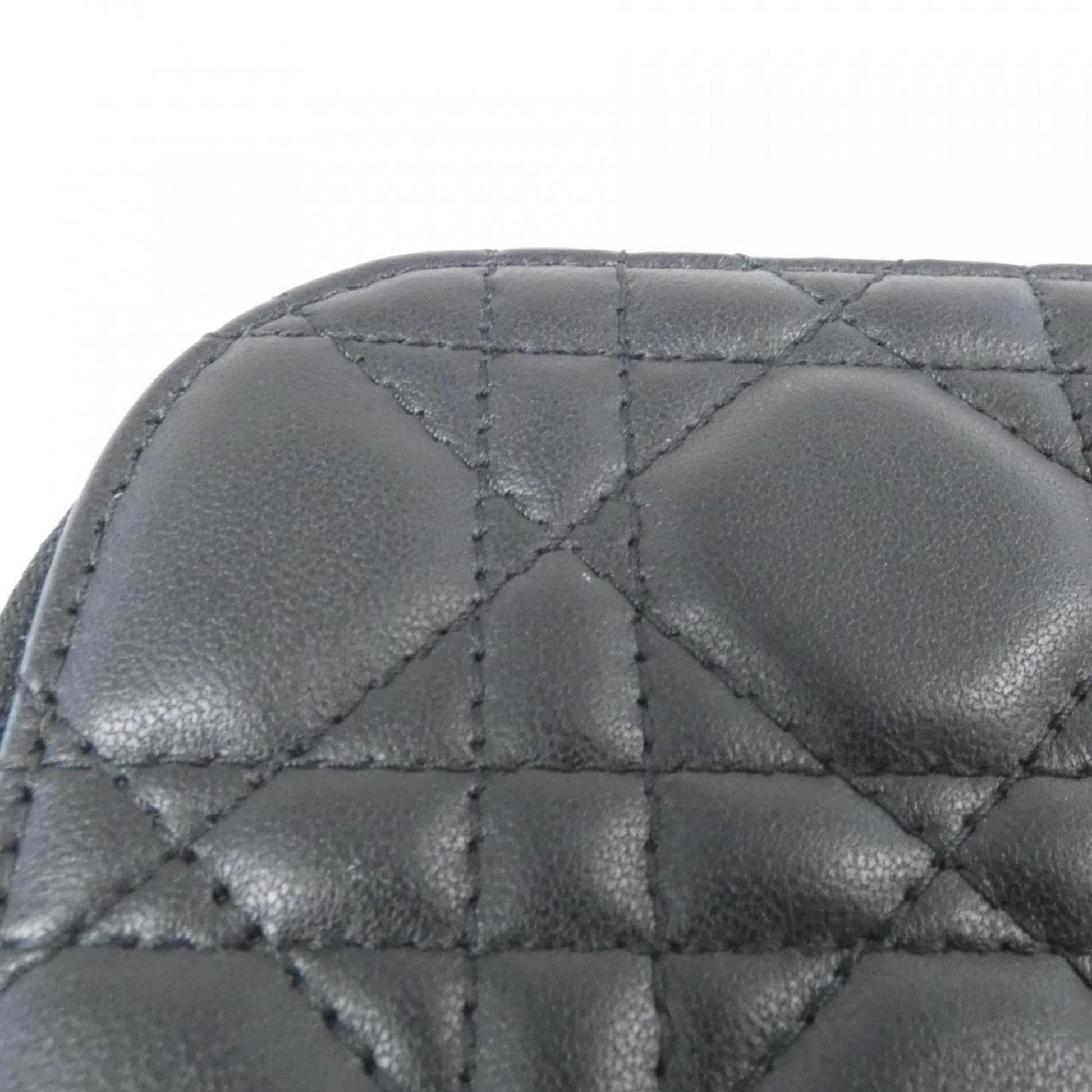 Christian Dior Black Leather Pouch  