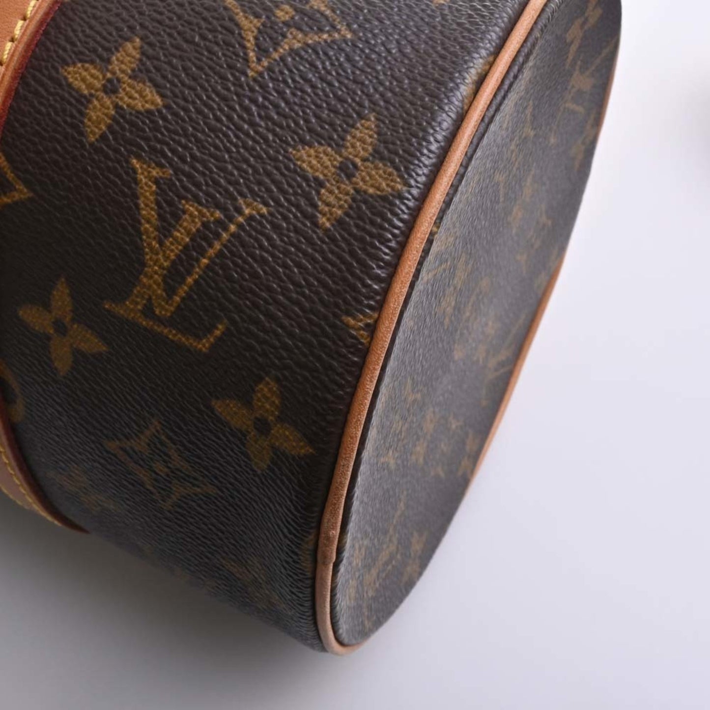 LOUIS VUITTON Monogram Papillon 30 Handbag M51385 Brown Women's