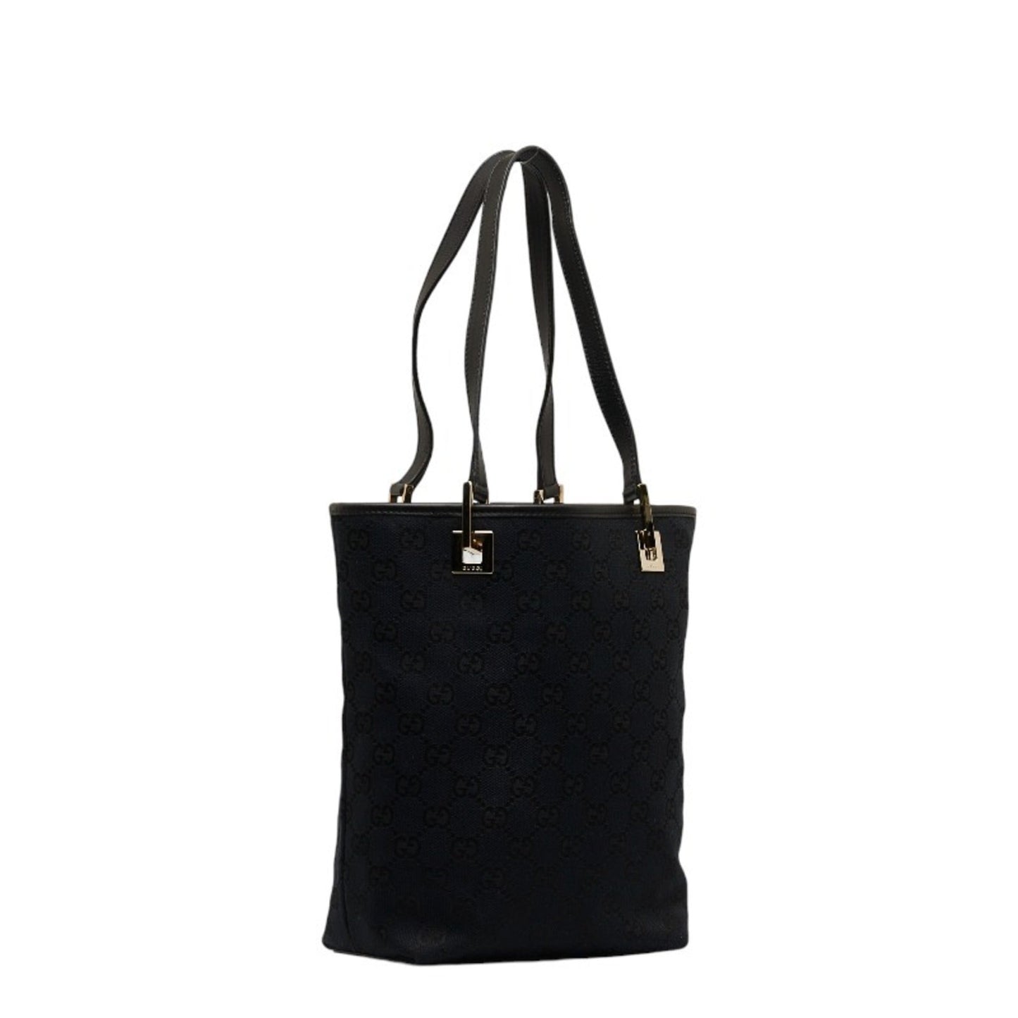 Gucci Leather Canvas Tote