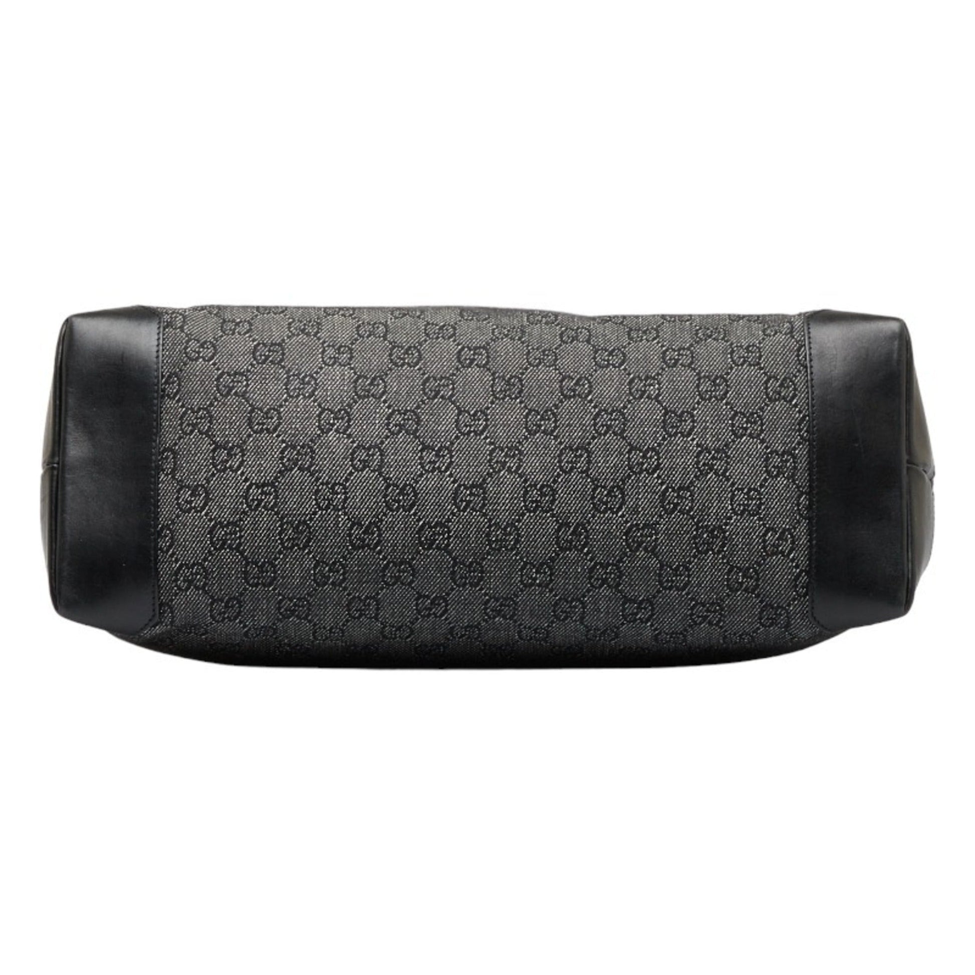 Gucci Leather Canvas Tote