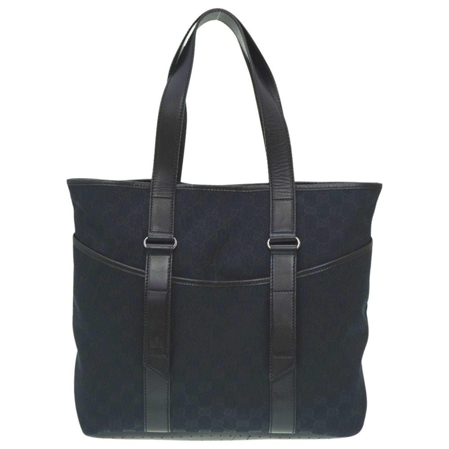 Gucci Leather Canvas Tote
