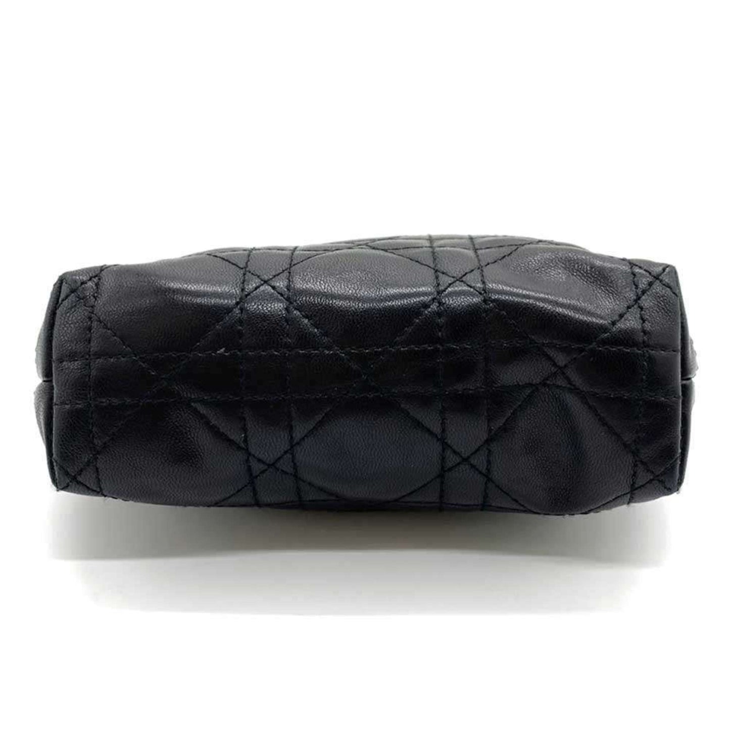 Christian Dior Black Leather Pouch  