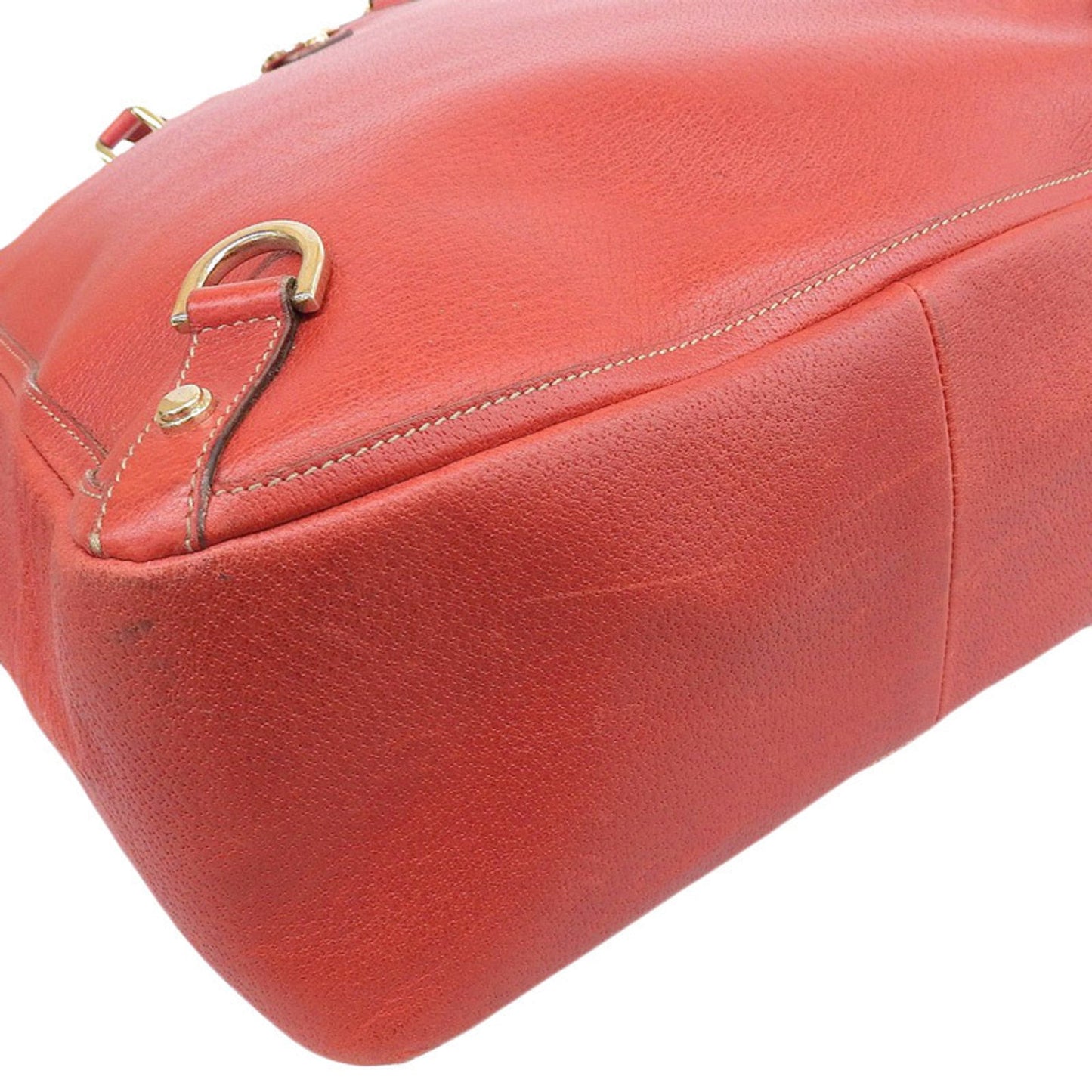 Gucci Abbey Red Leather Tote