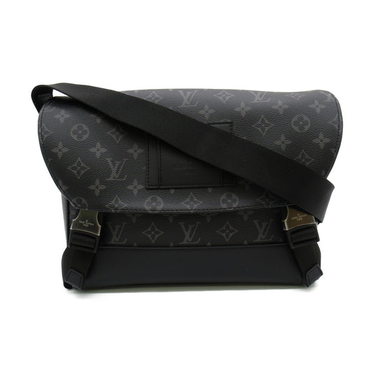 LOUIS VUITTON Messenger voyage PM Black PVC coated canvas M40511