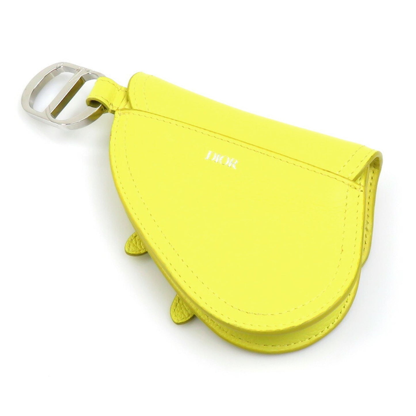 Christian Dior Yellow Leather Pouch  