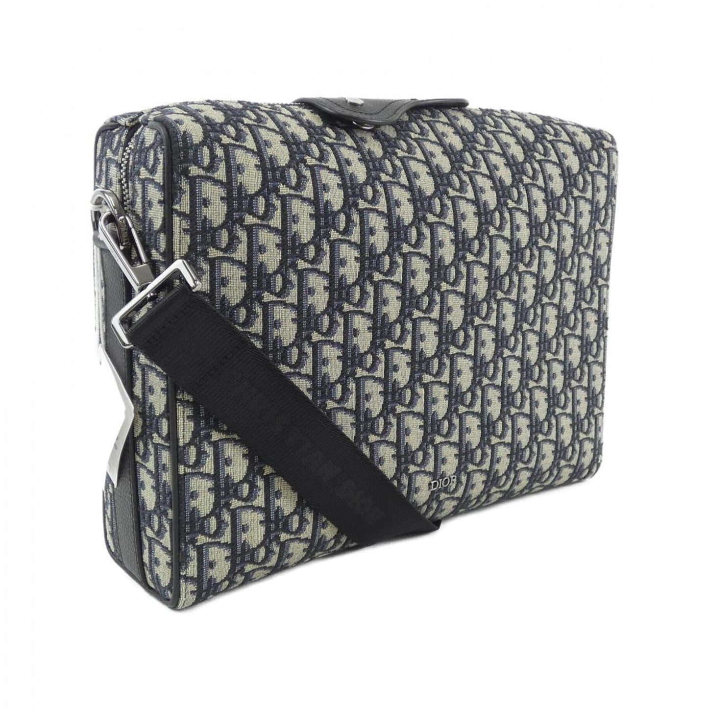 Christian Dior Beige Navy Handbag Shoulder Bag  