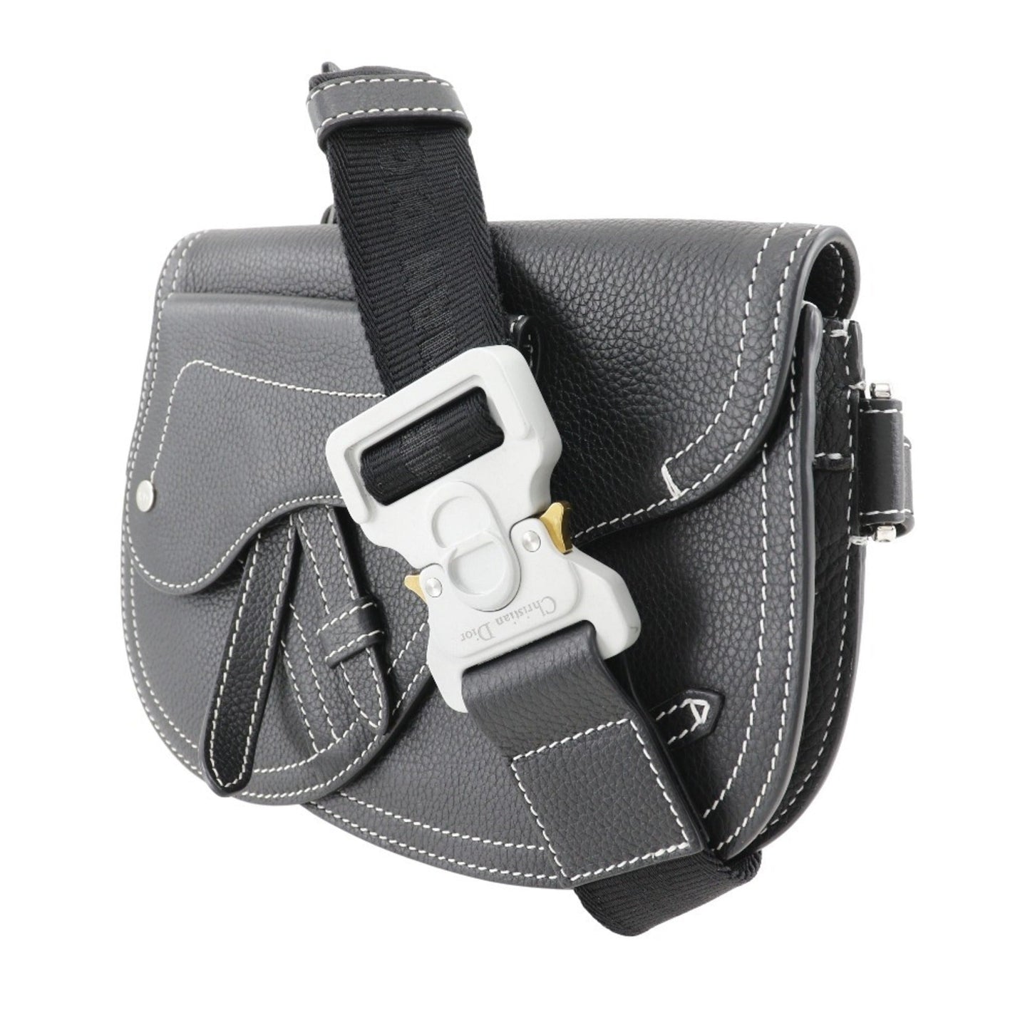 Christian Dior Black Leather Sling Bag  