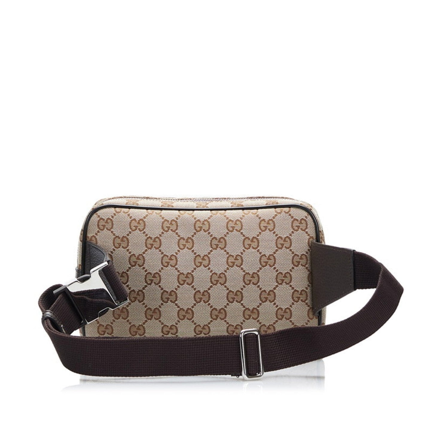Gucci Lou Leather Canvas Handbag
