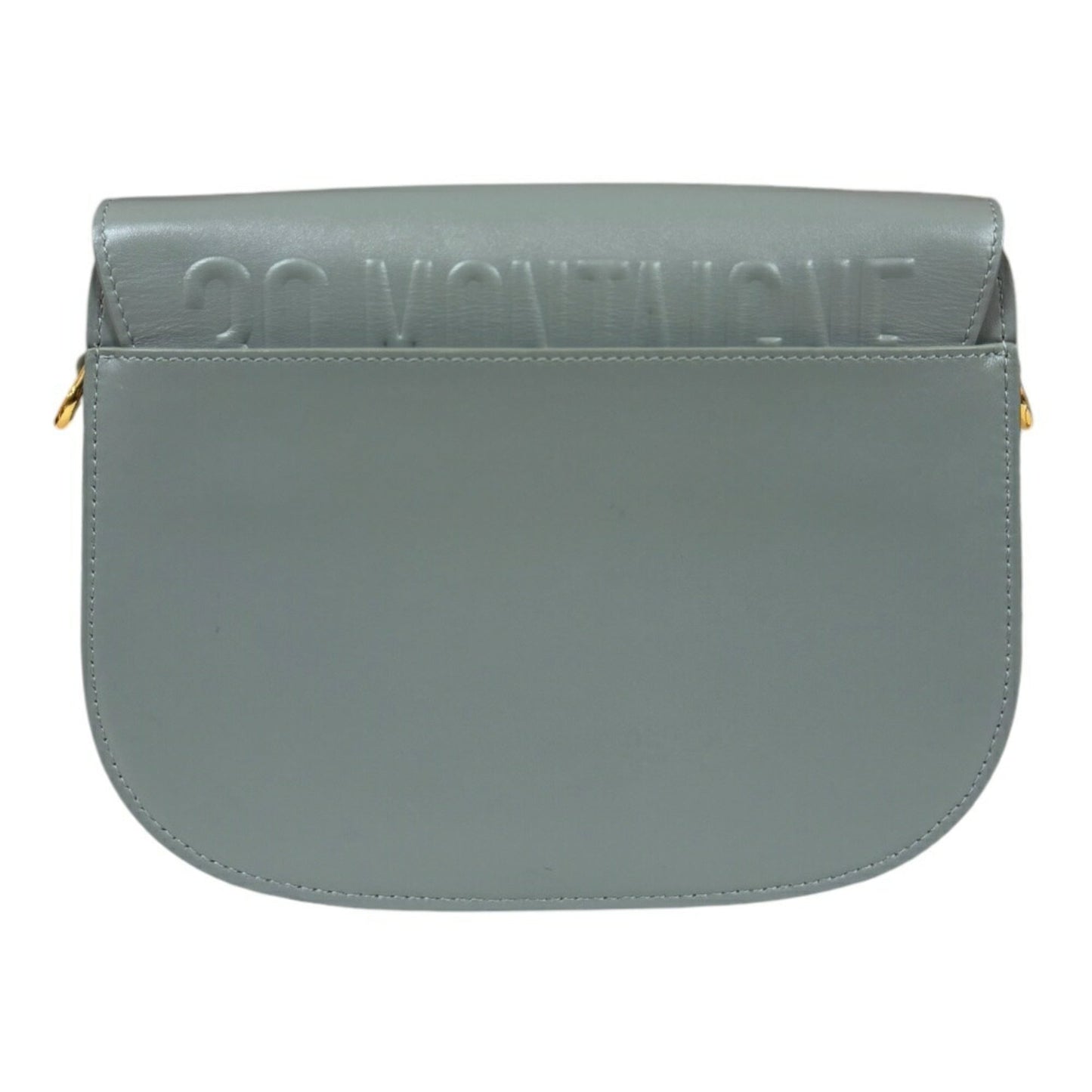 Christian Dior Gray Leather Shoulder Bag  