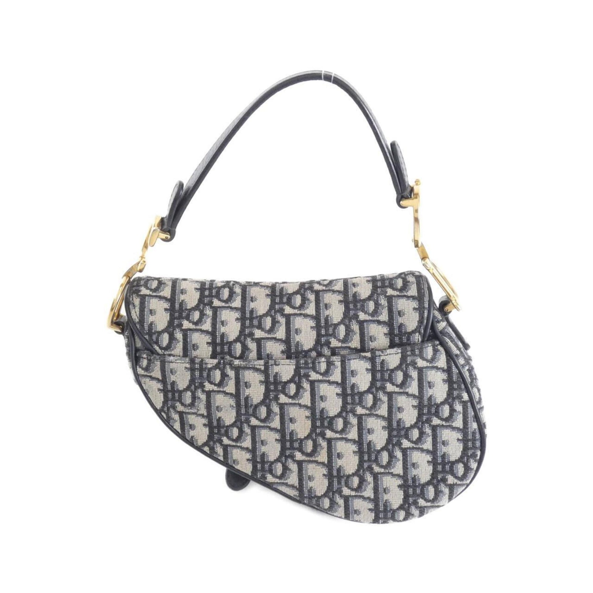 Christian Dior Blue Canvas Handbag  