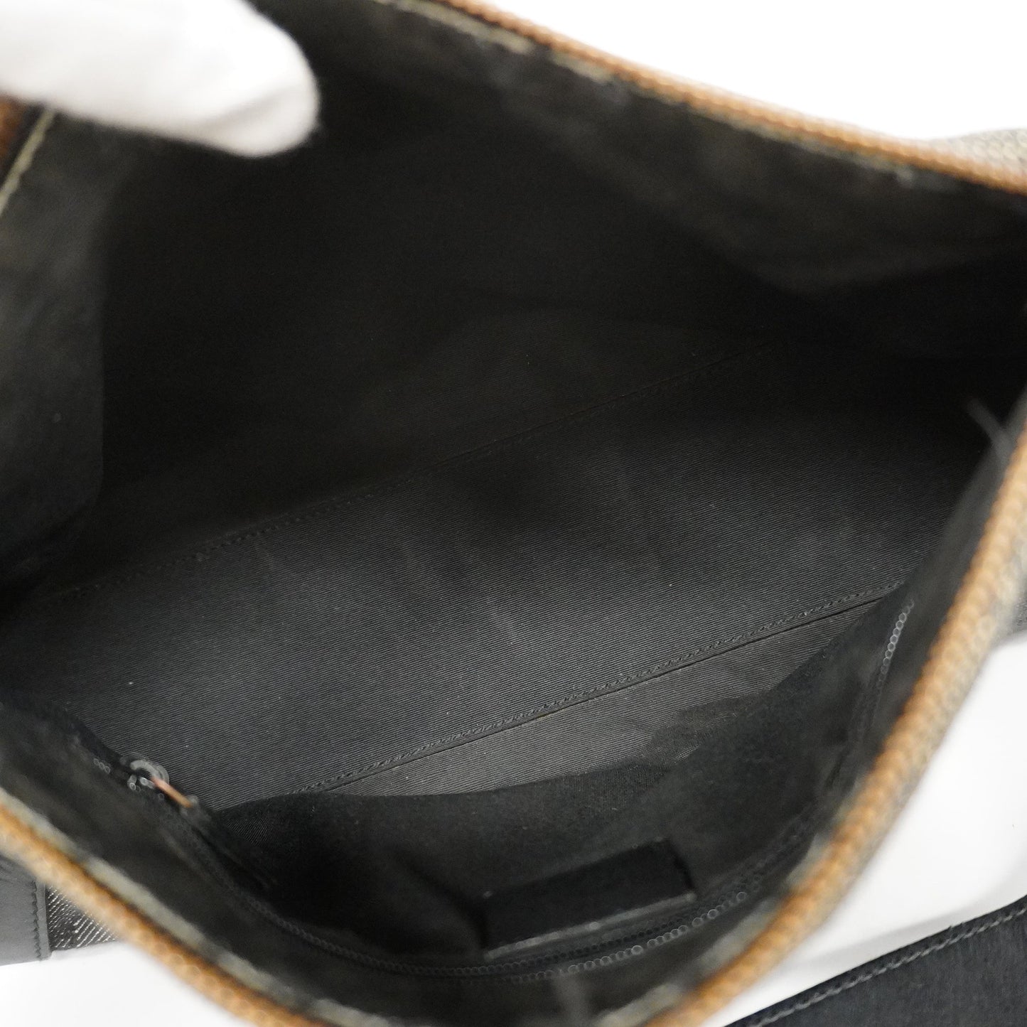 Gucci Leather Canvas Shoulder Bag