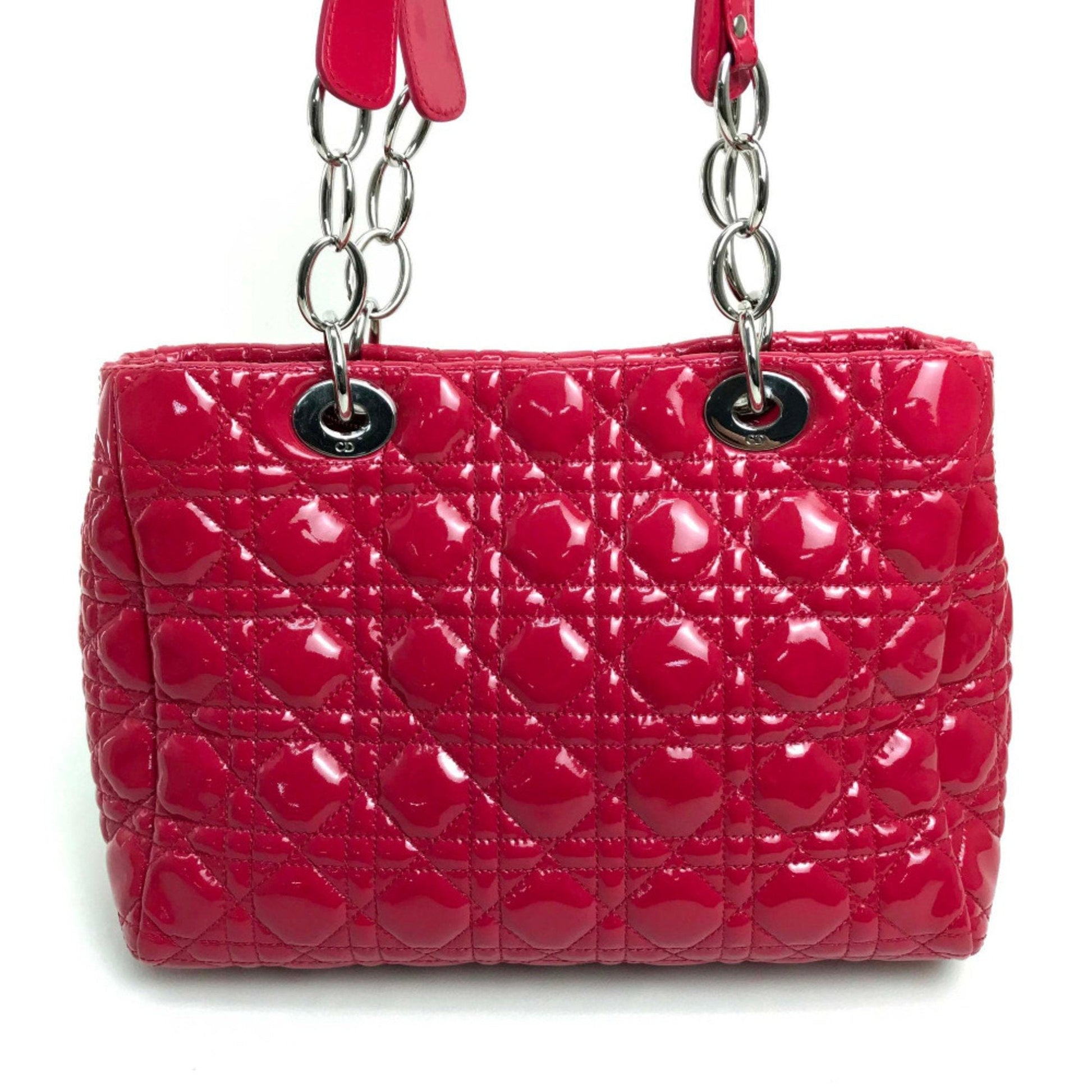 Christian Dior Pink Leather Handbag  