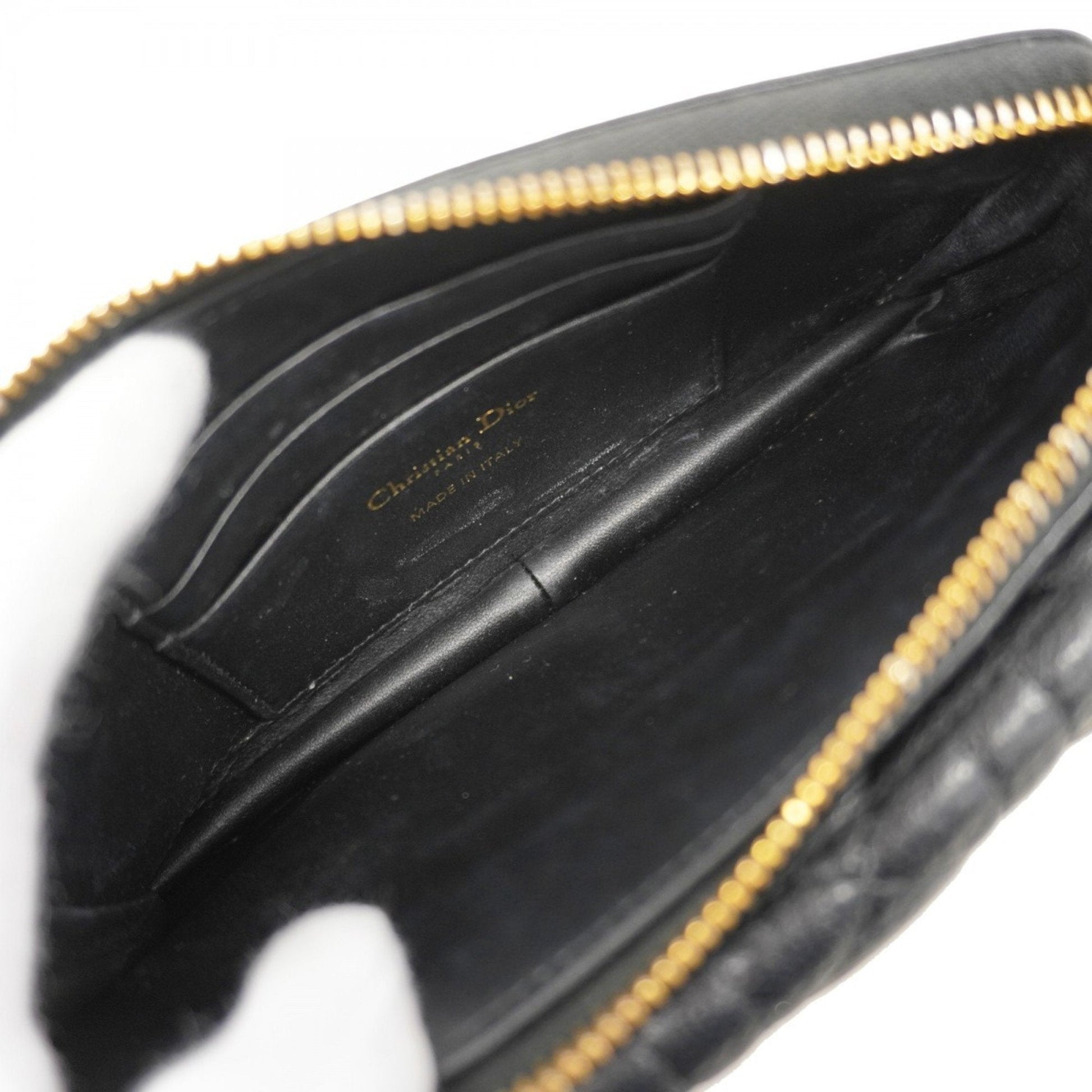 Christian Dior Black Leather Handbag  