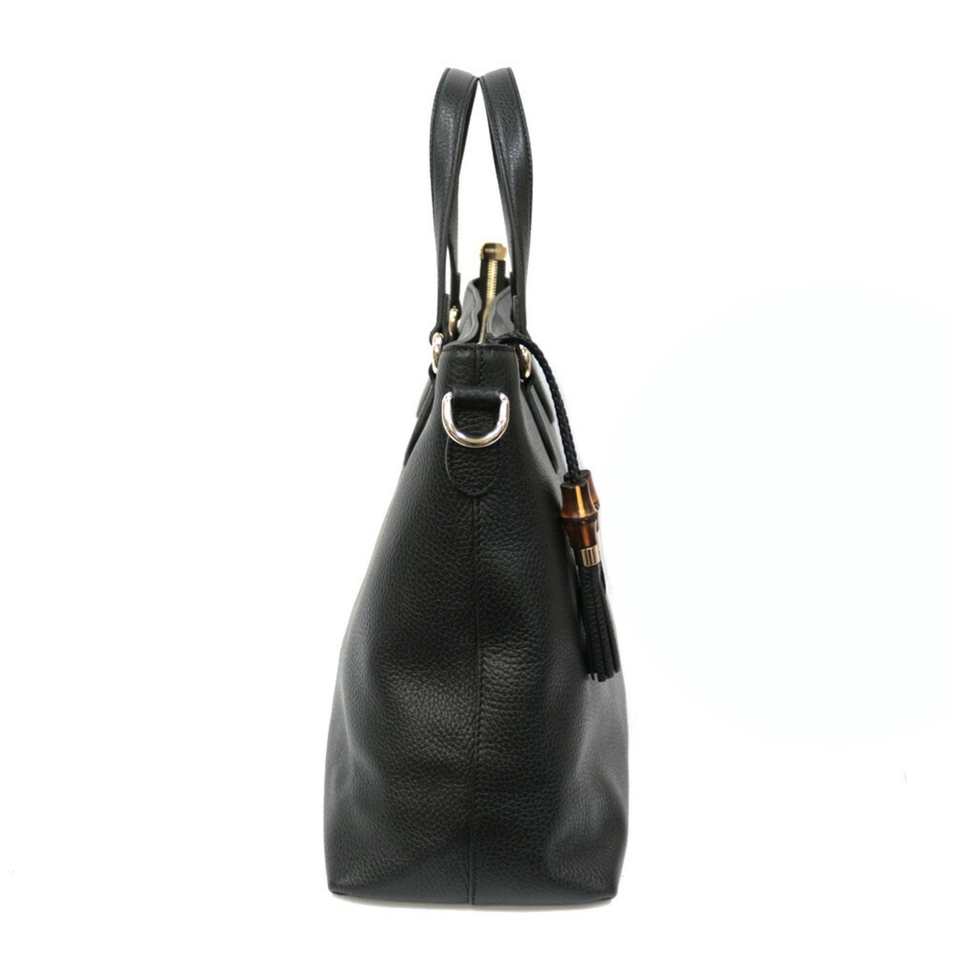 Gucci Bamboo Black Shoulder Bag