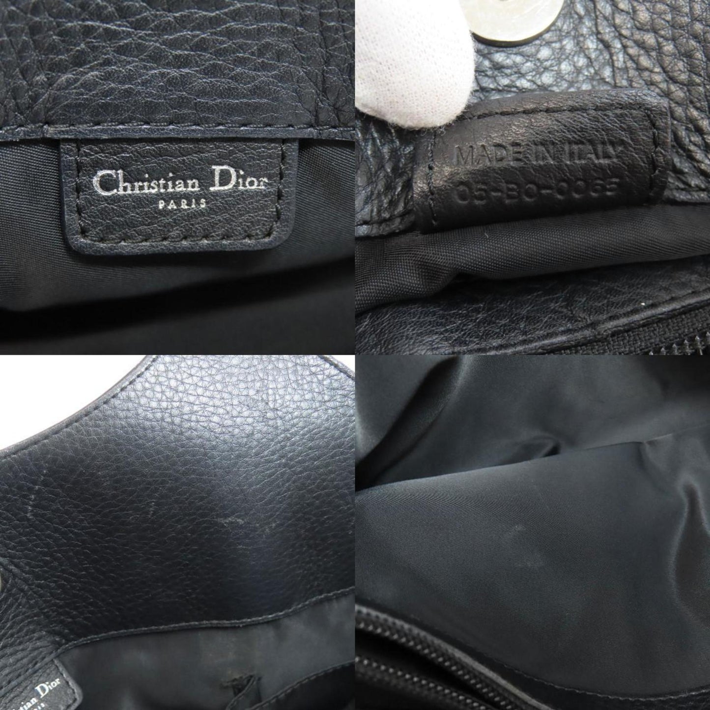 Christian Dior Trotter Black Trotter Handbag  