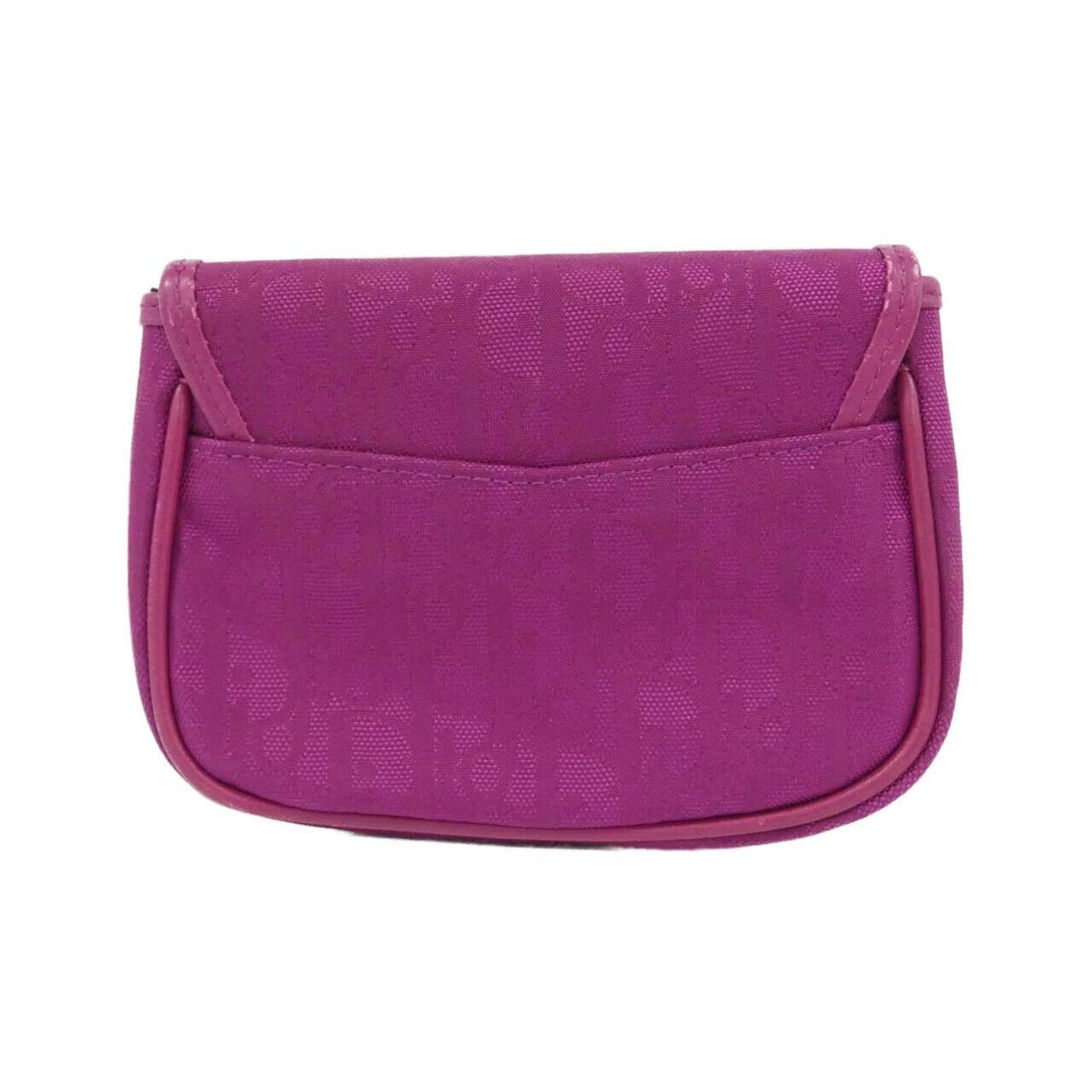 Christian Dior Purple Nylon Pouch  