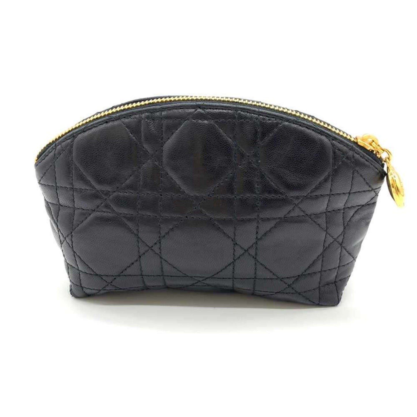 Christian Dior Black Leather Pouch  