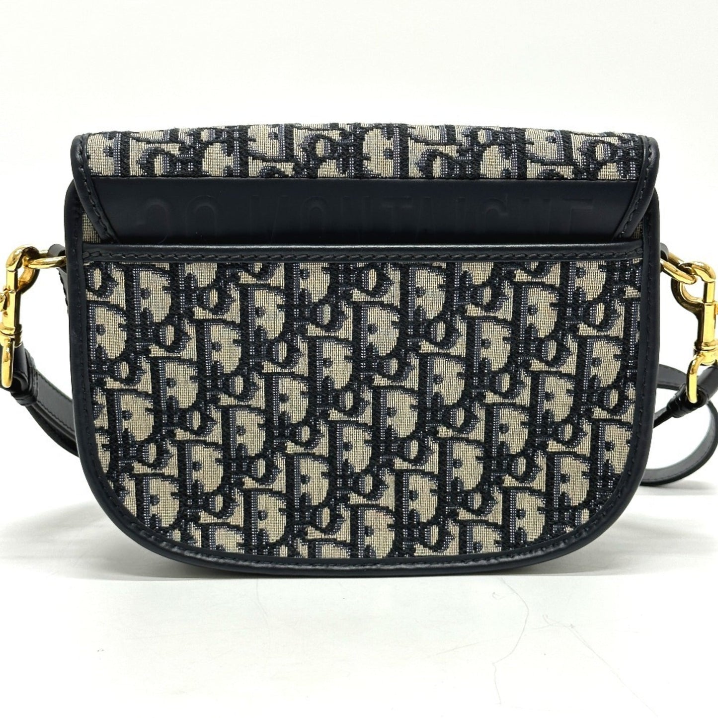 Christian Dior Gray Leather Shoulder Bag  