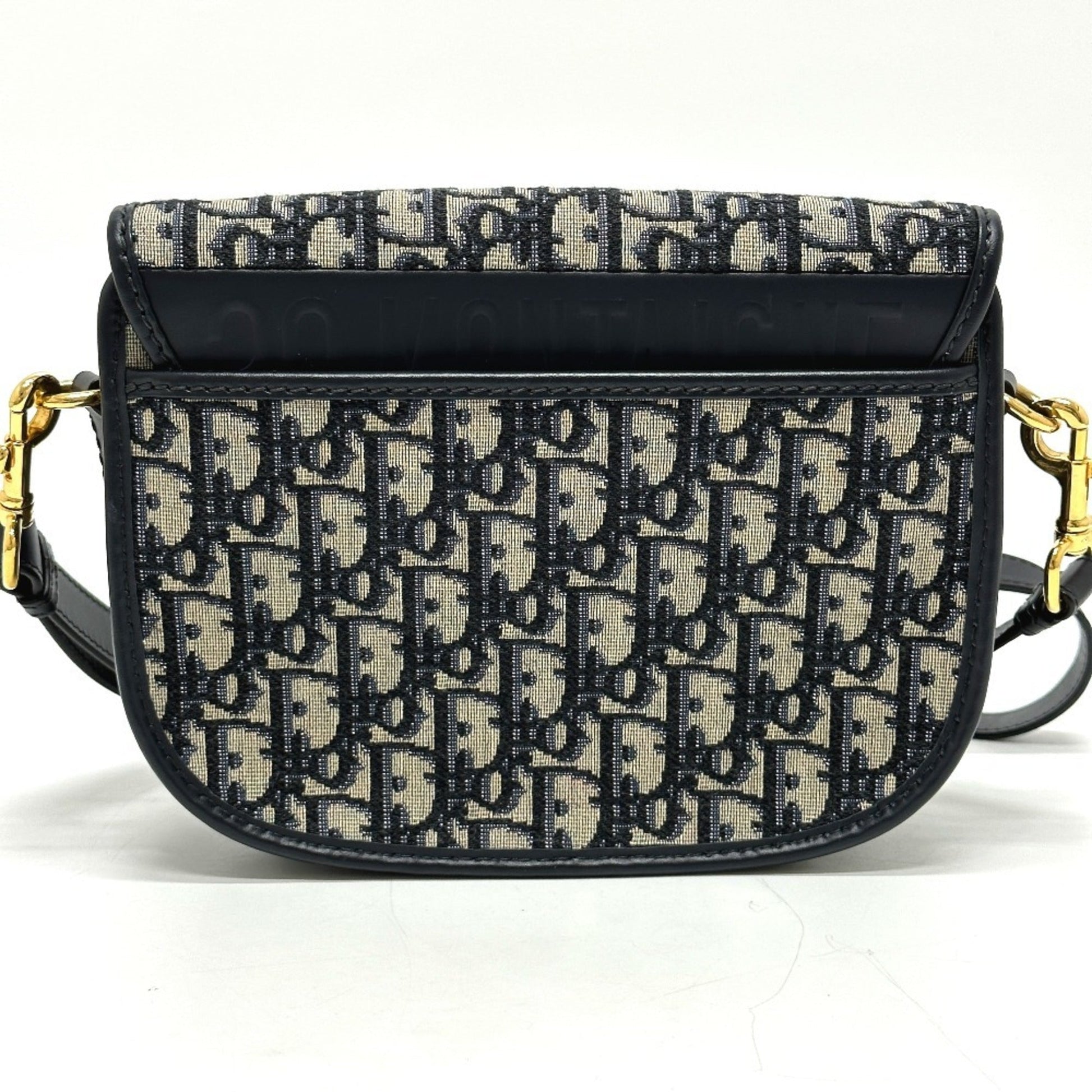 Christian Dior Gray Leather Shoulder Bag  