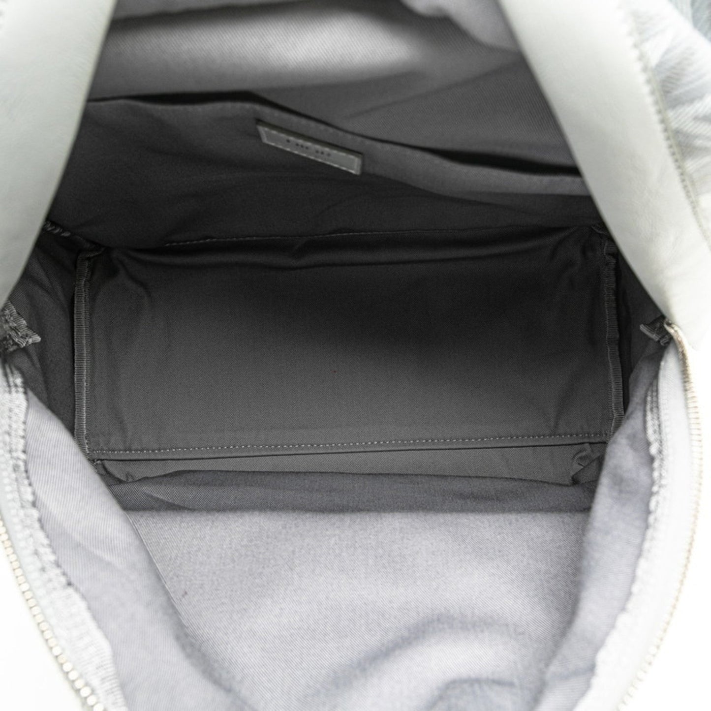 Christian Dior Gray Pvc Leather Backpack  