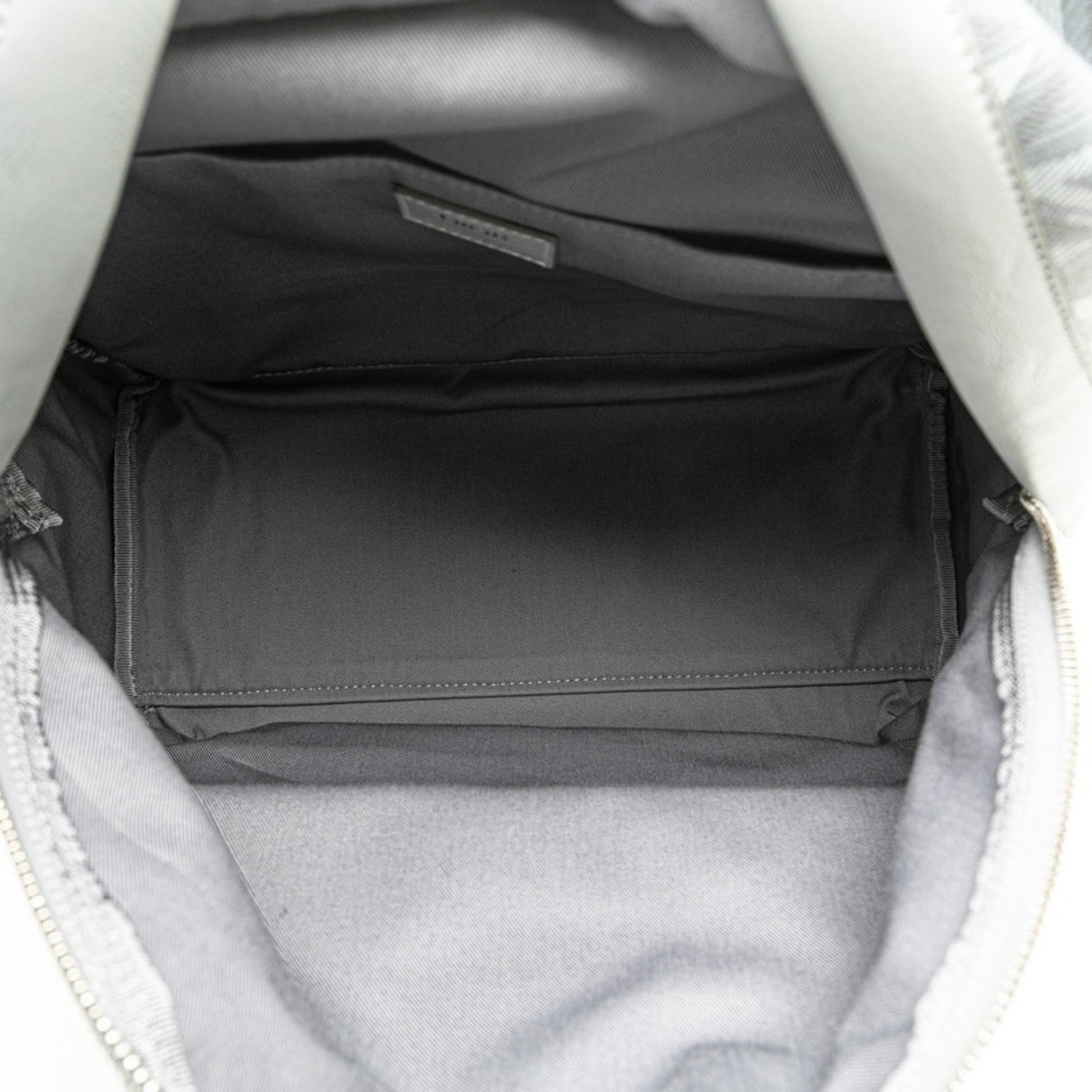 Christian Dior Gray Pvc Leather Backpack  