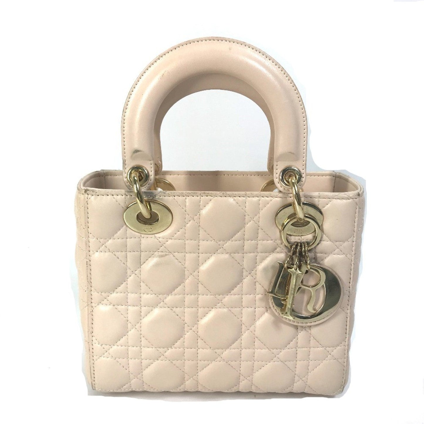 Christian Dior Beige Leather Handbag  