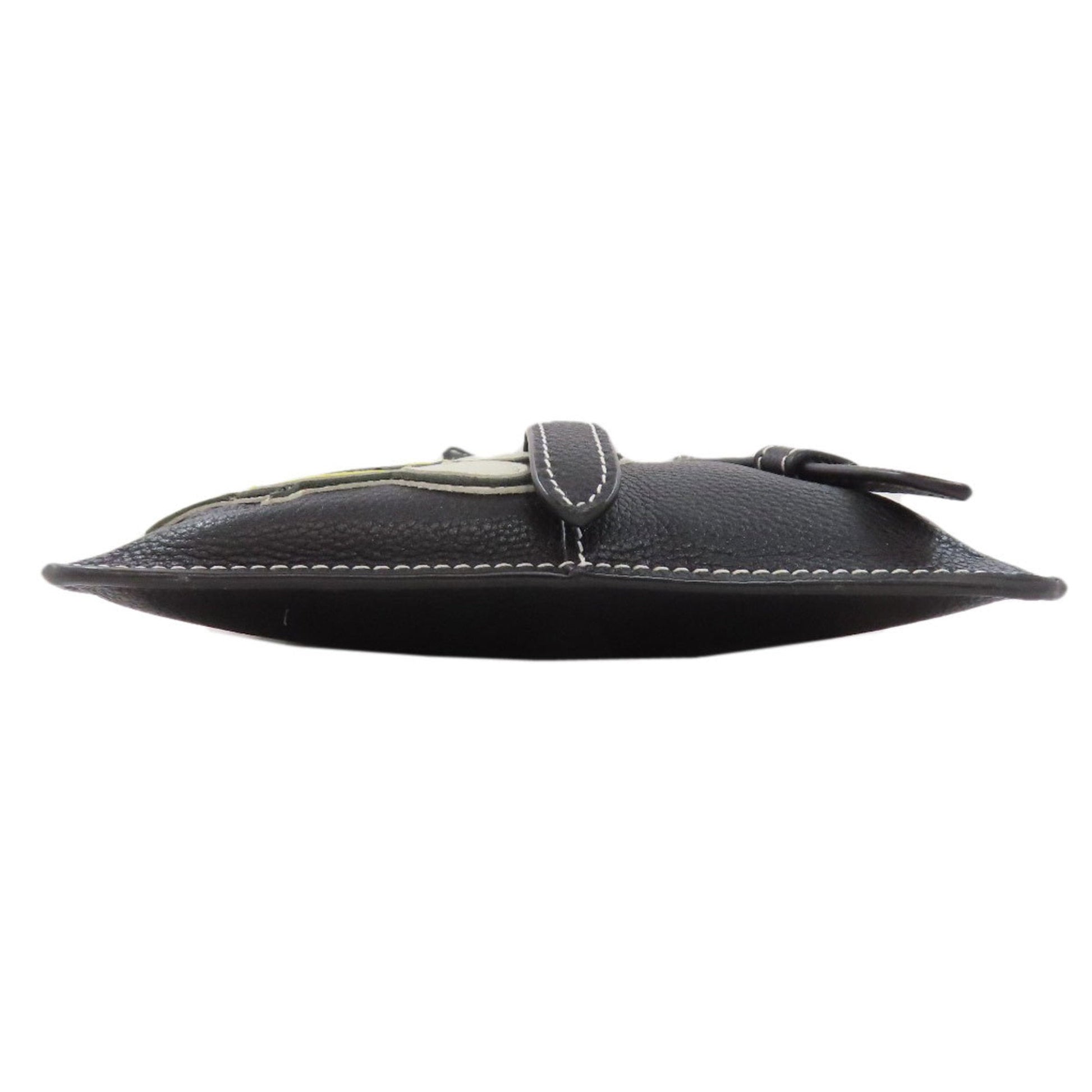 Christian Dior Black Leather Shoulder Bag  