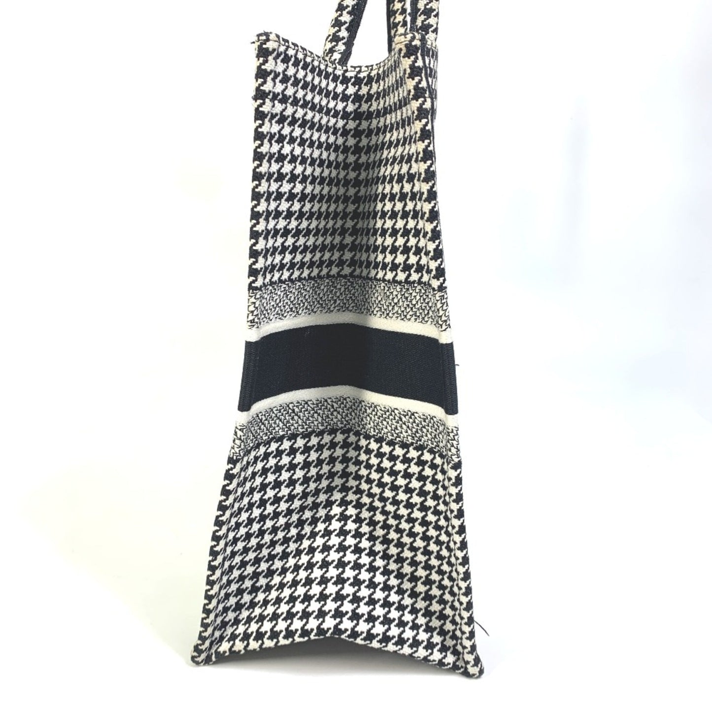 Christian Dior White Cloth Tote Bag  