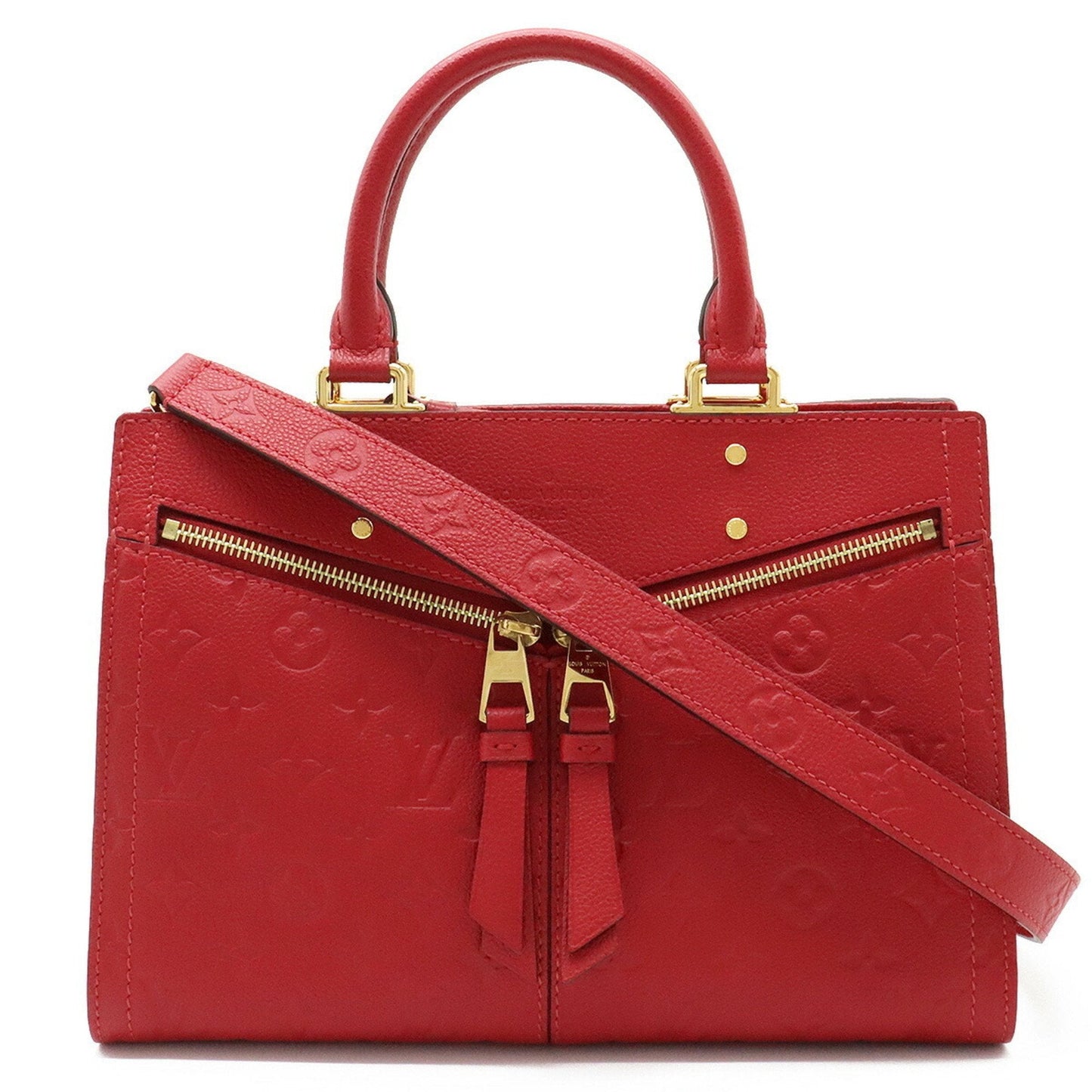 LOUIS VUITTON Monogram Empreinte Three PM Handbag Shoulder Bag Threes M54193