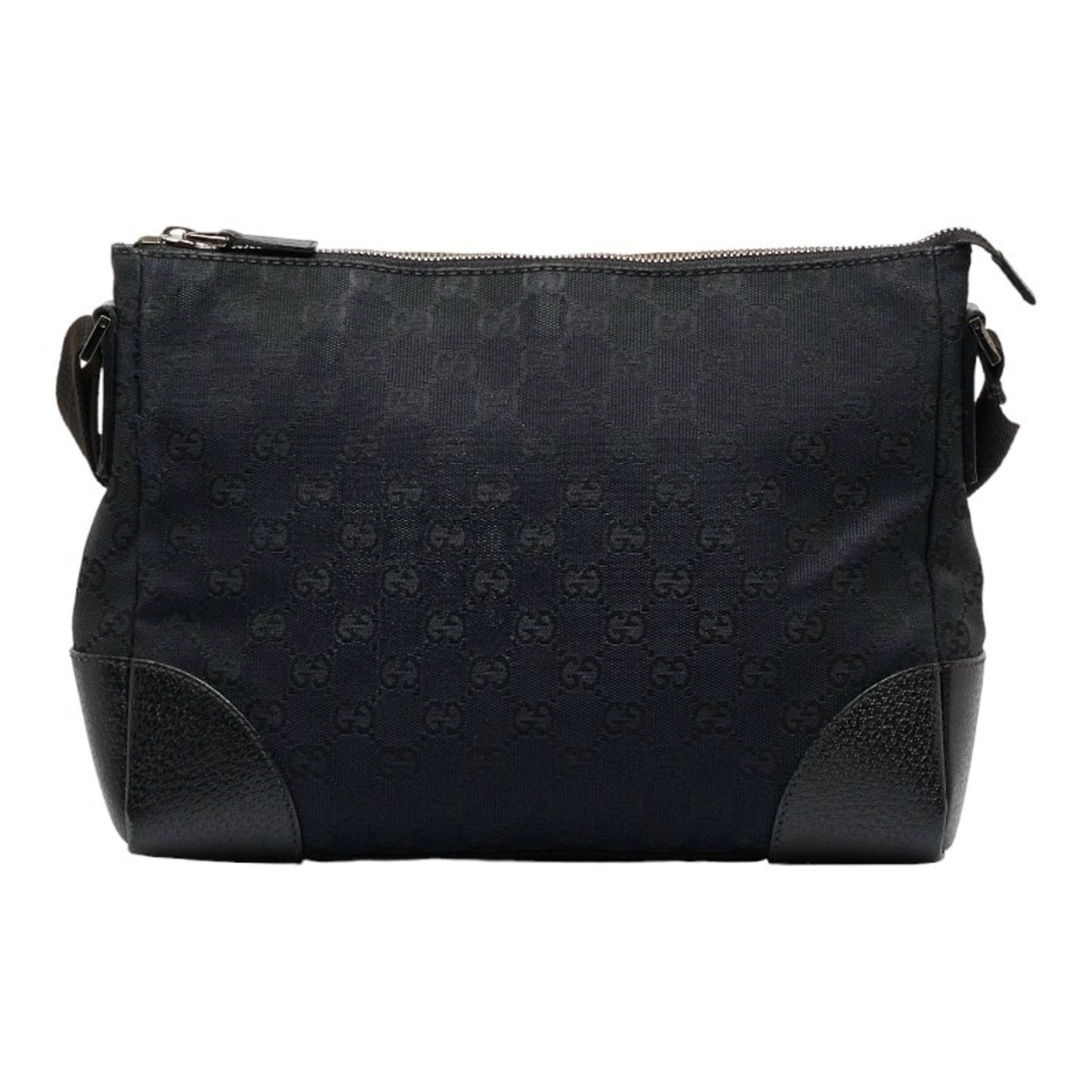 Gucci Leather Canvas Shoulder Bag